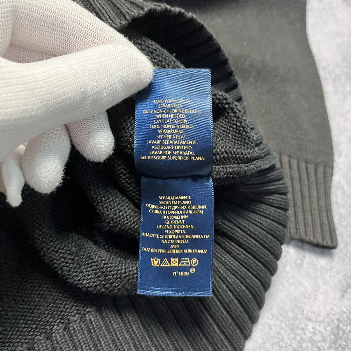 Polo Ralph Lauren × Vintage Vintage Polo Ralph Lauren Faded Sweater Streetwear Y2K Size US L / EU 52-54 / 3 - 6 Thumbnail