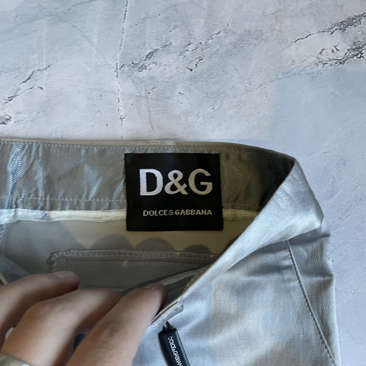 Dolce & Gabbana × Vintage Dolce Gabbana Atlas Dress Pants Size 27" / US 4 / IT 40 - 4 Thumbnail