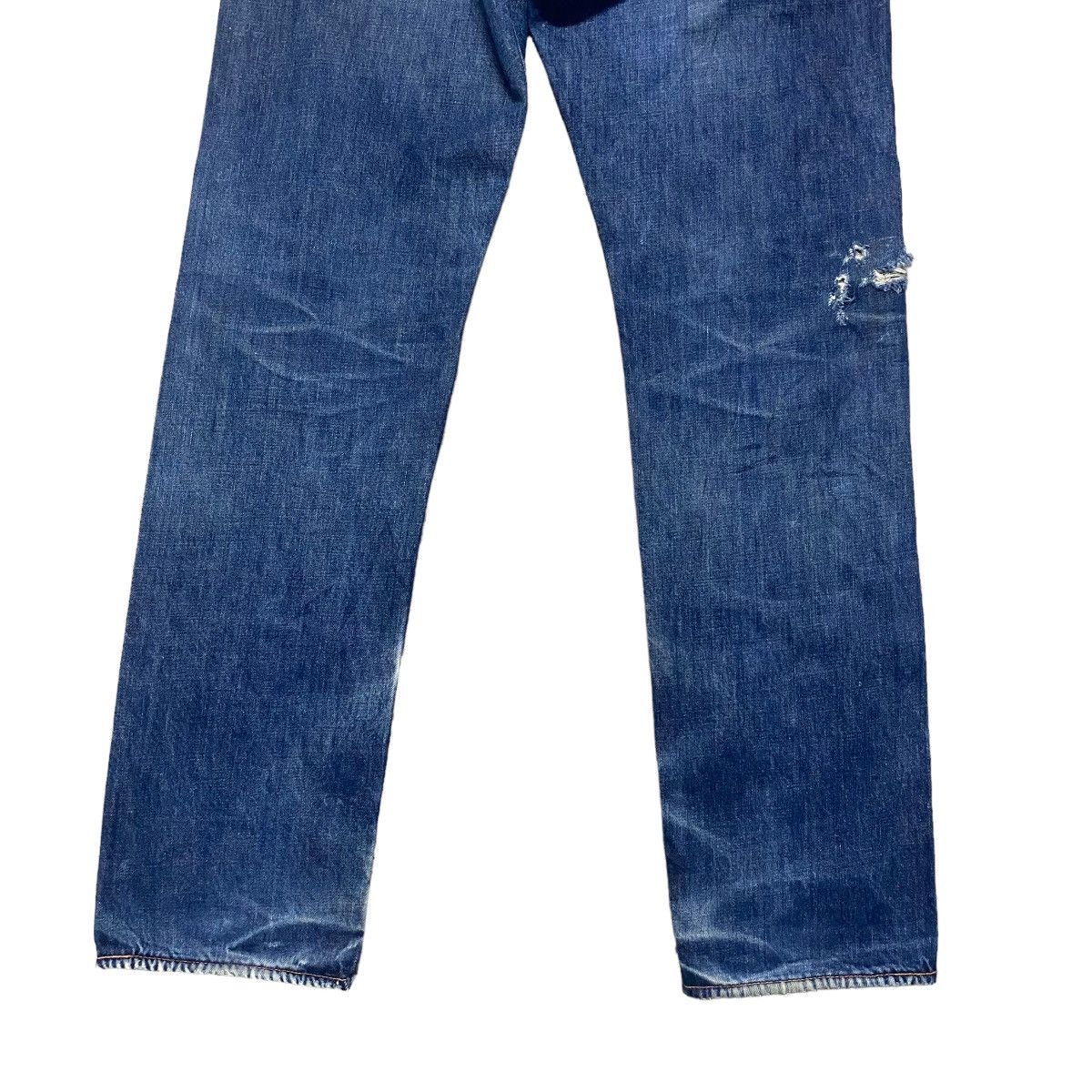 Evisu Evisu Denim Selvedge Distressed Jeans Size US 32 / EU 48 - 13 Thumbnail