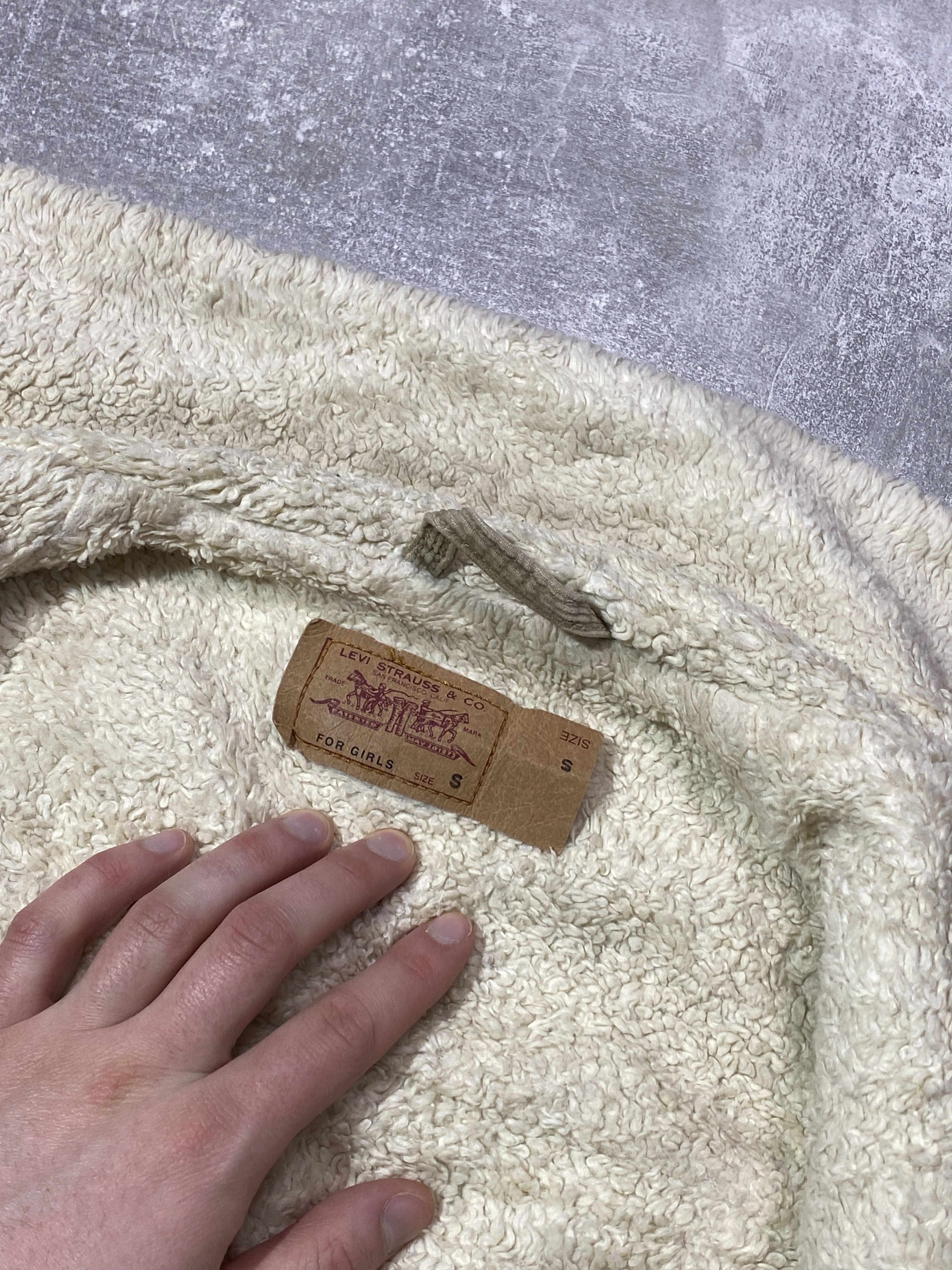 Levi's Vintage 00s Levis Corduroy Sherpa Fur Faux Jacket Size S / US 4 / IT 40 - 8 Thumbnail