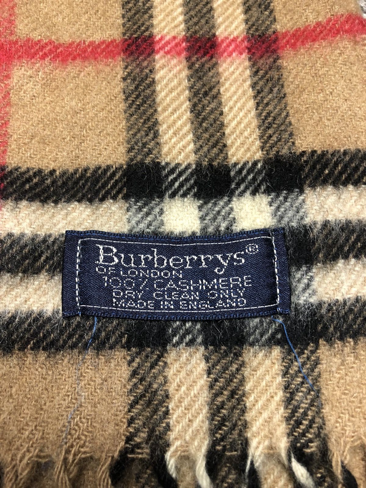 Burberry Vintage Burberry Scarf / Muffler / Neckwear Cashmere Size ONE SIZE - 7 Thumbnail