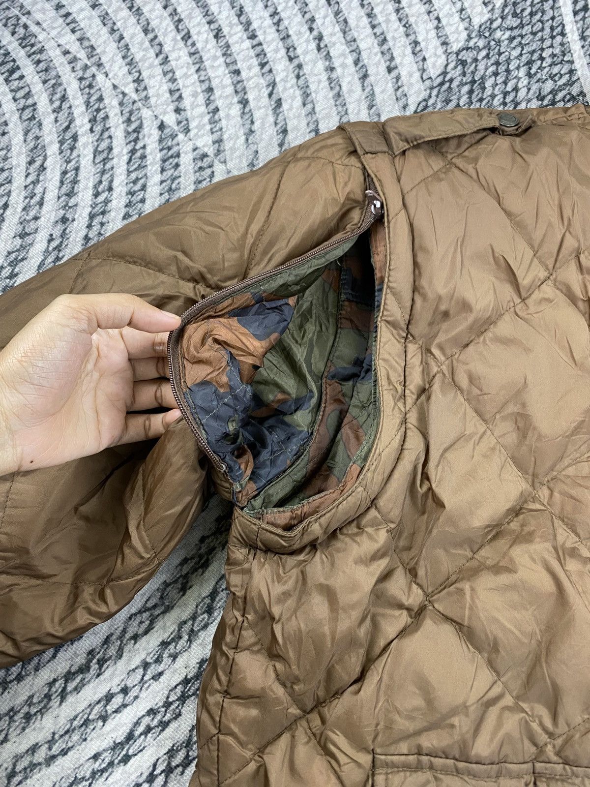 Japanese Brand Vtg State Property Camouflage Reversible Jacket Size US L / EU 52-54 / 3 - 13 Thumbnail