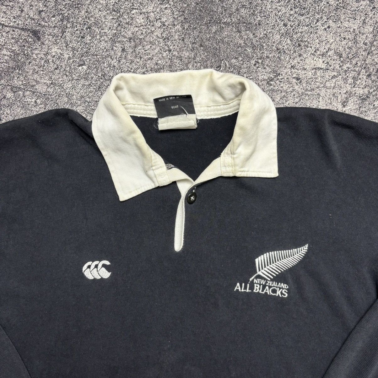 Canterbury of New Zealand Rare Vintage Shirt Ruby All Blacks 90s Long Sleeve Size US XL / EU 56 / 4 - 3 Thumbnail