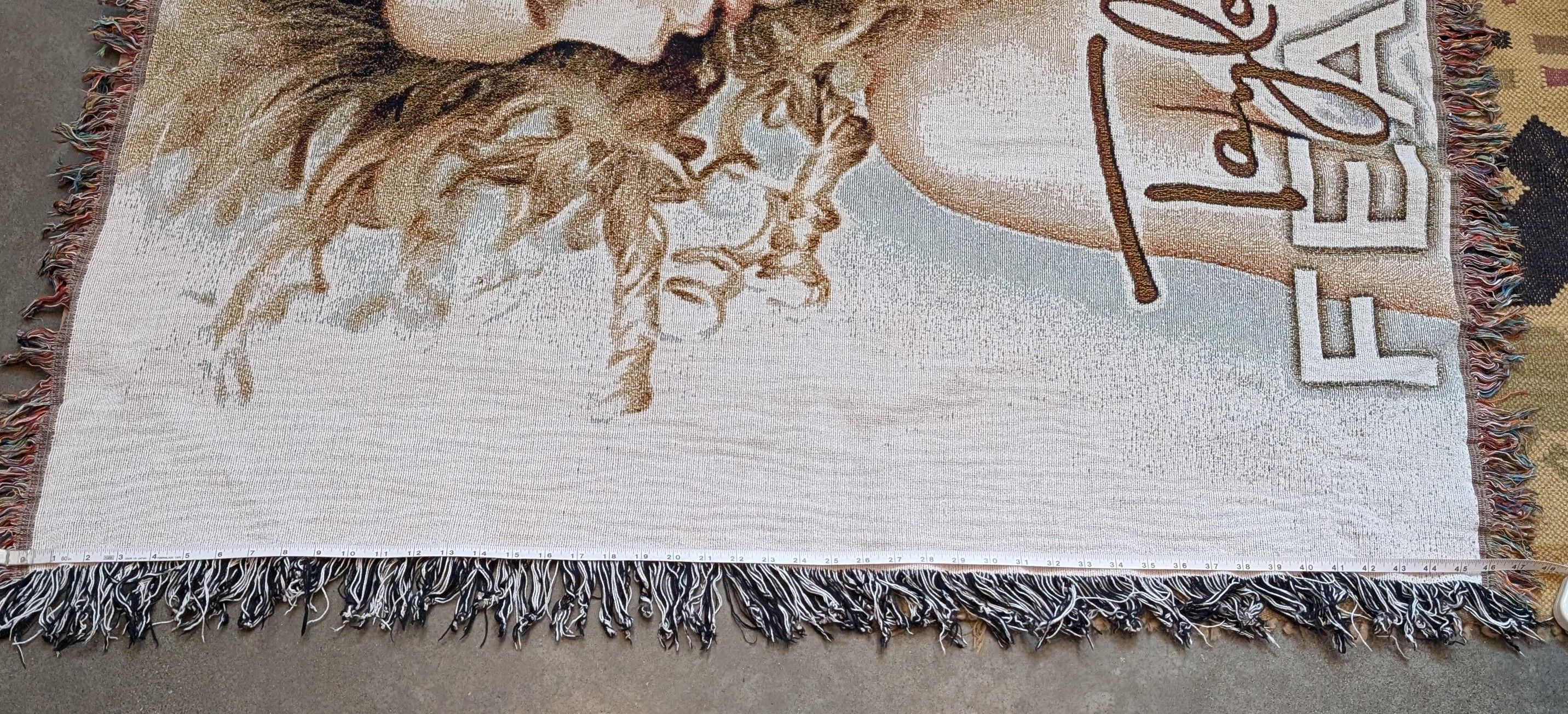 Other RARE Taylor Swift Fearless Tour Woven Tapestry Blanket Throw Size ONE SIZE - 2 Thumbnail