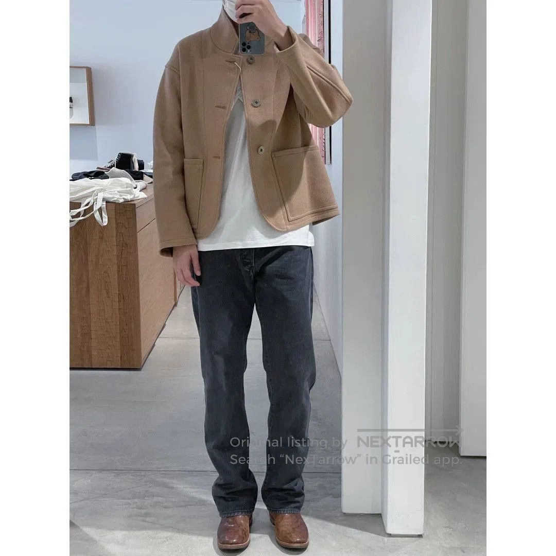 BEAUTY&YOUTH melton wool short collar jacket. Size US M / EU 48-50 / 2 - 2 Thumbnail