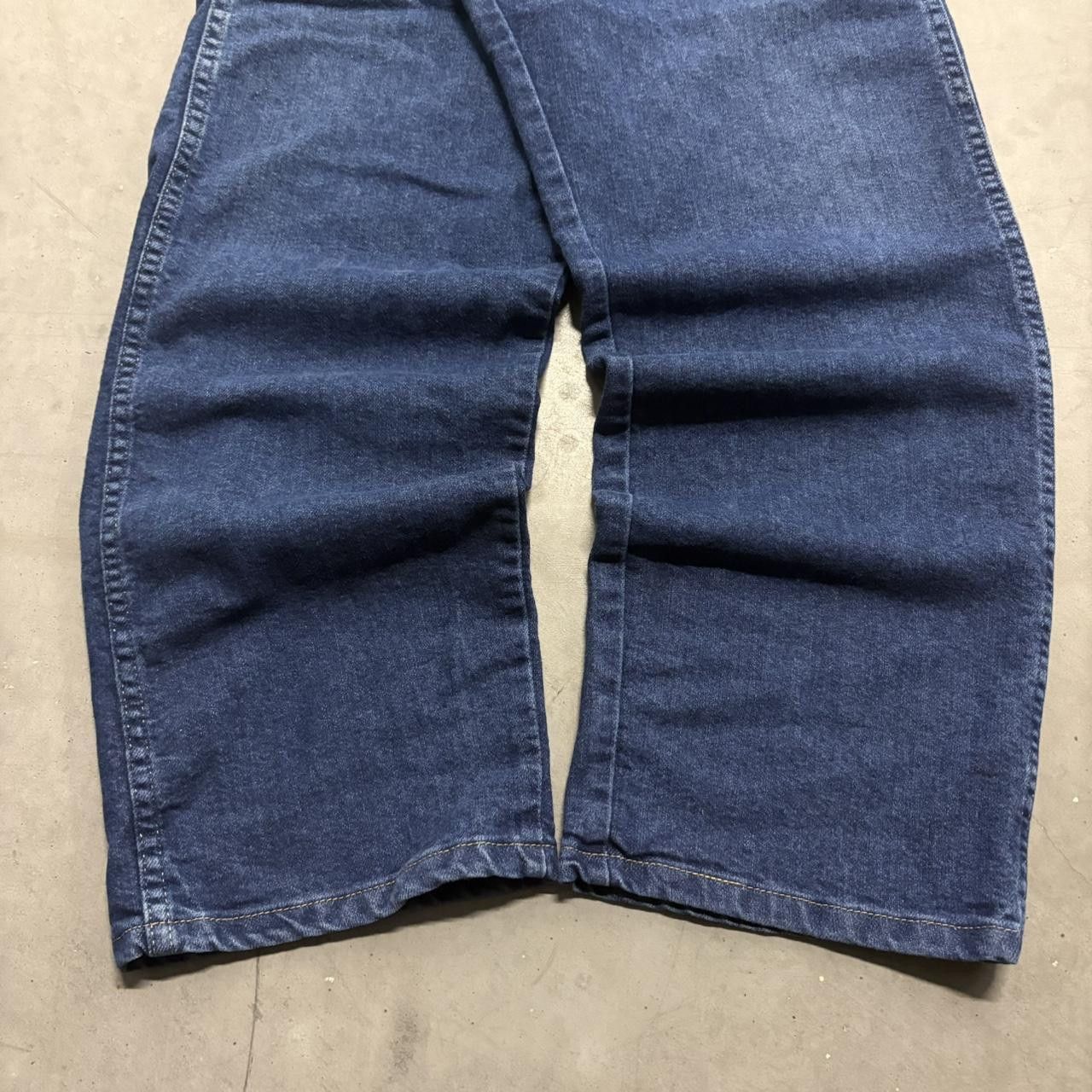 Vintage Crazy Vintage Y2K/2000s Baggy Workwear Style Dark Wash Denim Jeans! Size US 40 / EU 56 - 5 Thumbnail