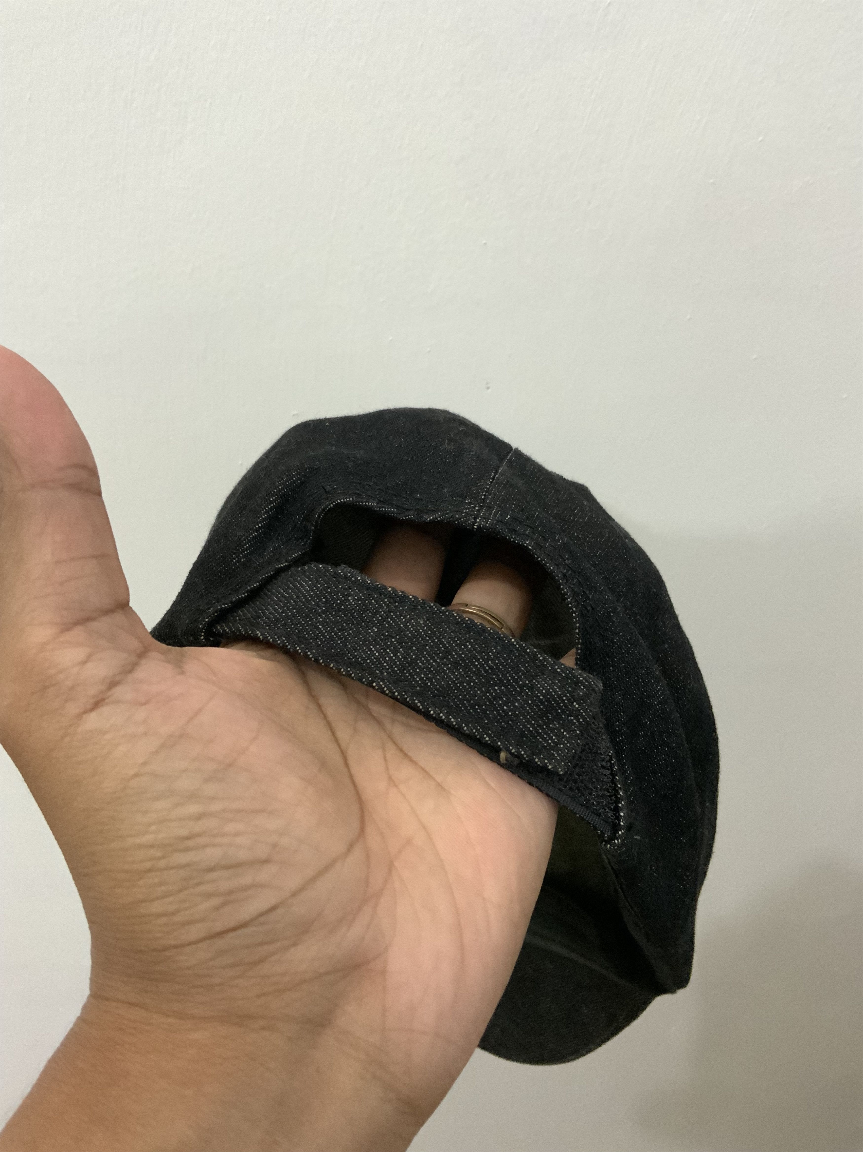 Japanese Brand Black Denime Fade Hat Size ONE SIZE - 10 Thumbnail