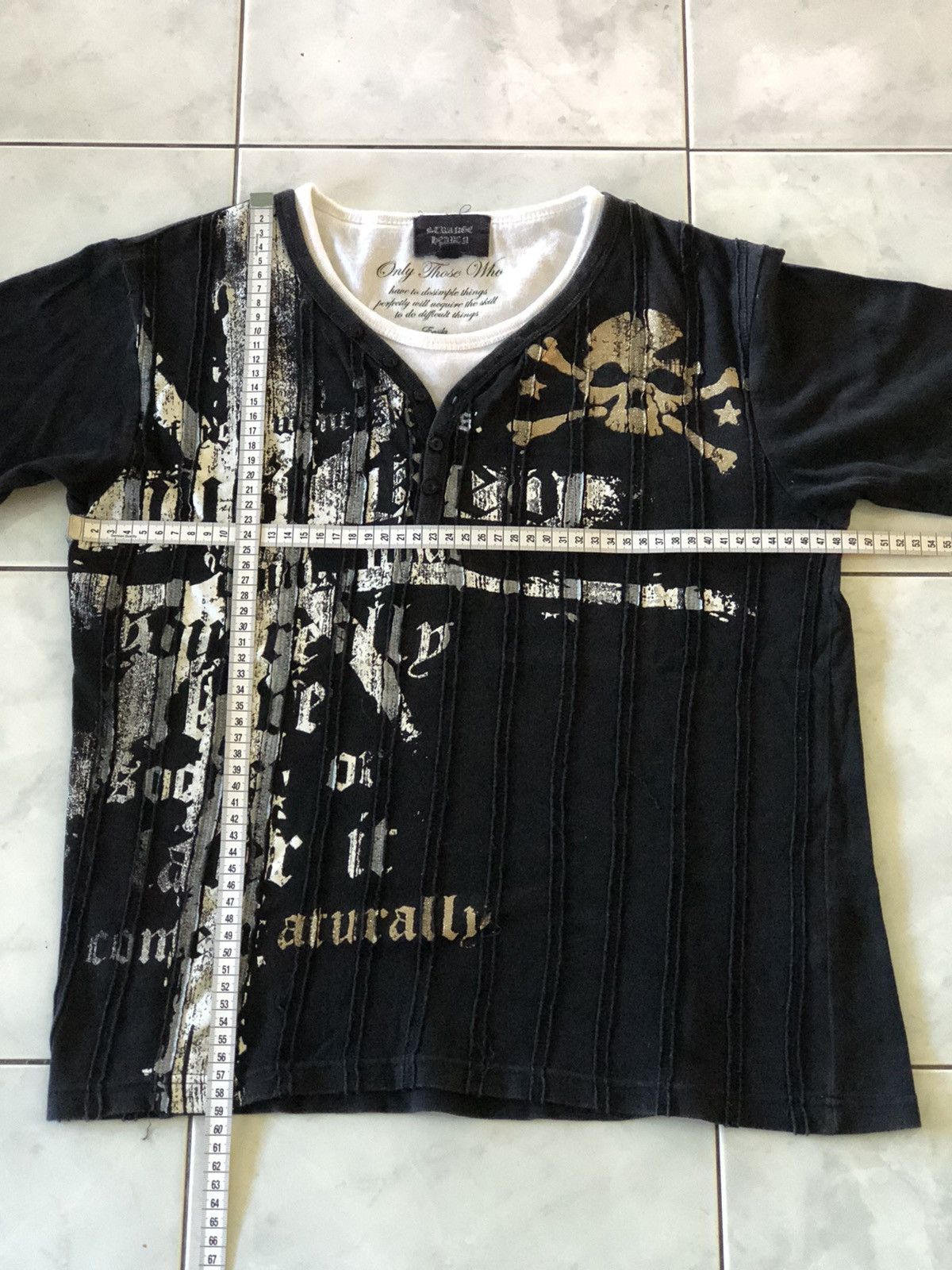 If Six Was Nine Strange Heaven Vintage Gimmick Skull Graphic Distressed Size US M / EU 48-50 / 2 - 19 Thumbnail
