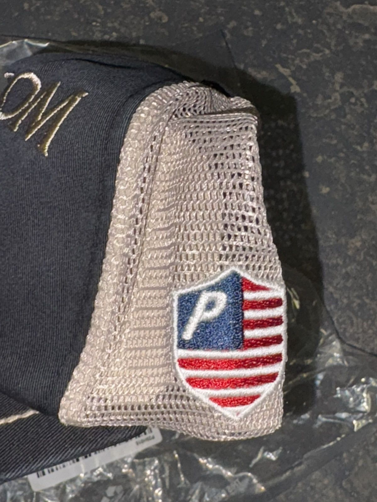 Palace Palace Freedom Distressed Trucker Hat Size ONE SIZE - 4 Thumbnail