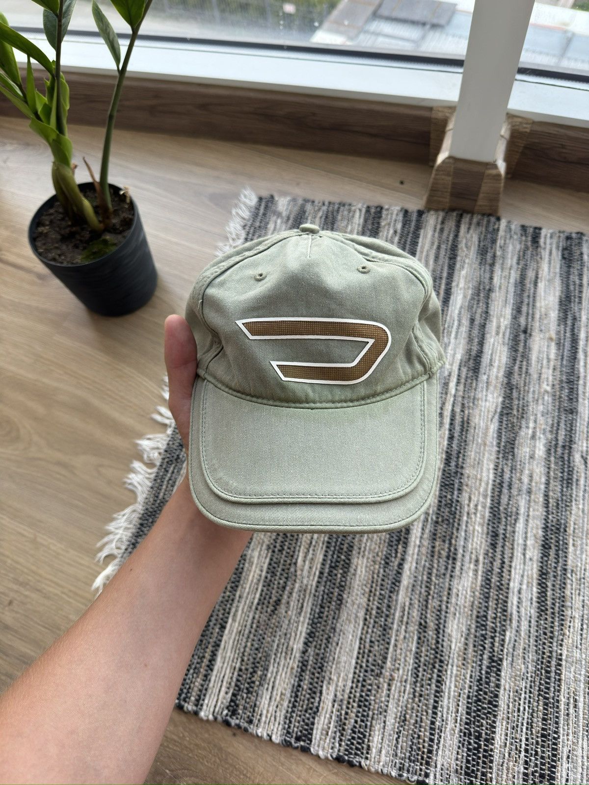 Diesel Vintage DIESEL big logo Y2K Distressed cap hat Size ONE SIZE - 1 Thumbnail
