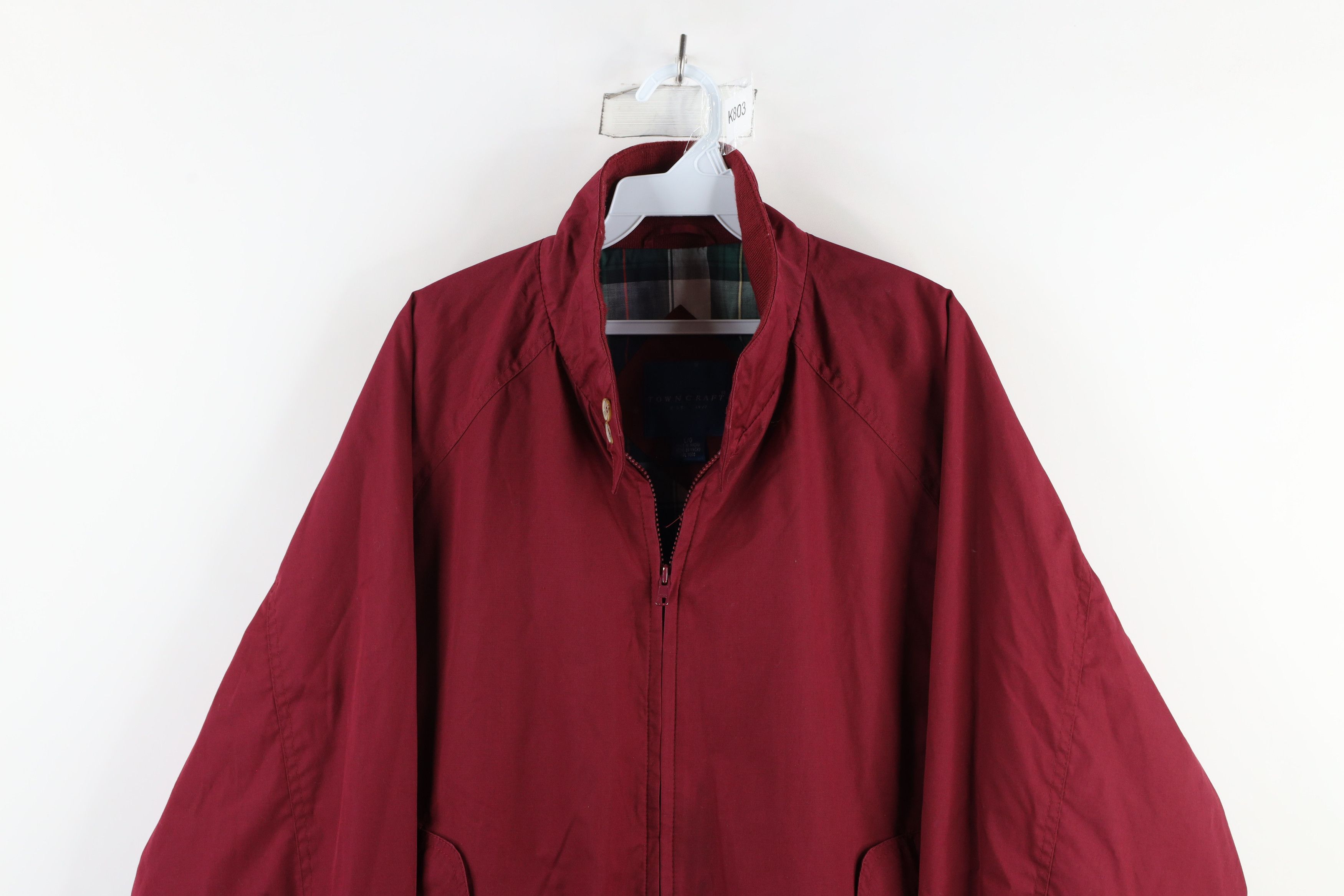 Vintage Vintage 90s Streetwear Full Zip Cafe Racer Bomber Jacket Red Size US L / EU 52-54 / 3 - 2 Thumbnail