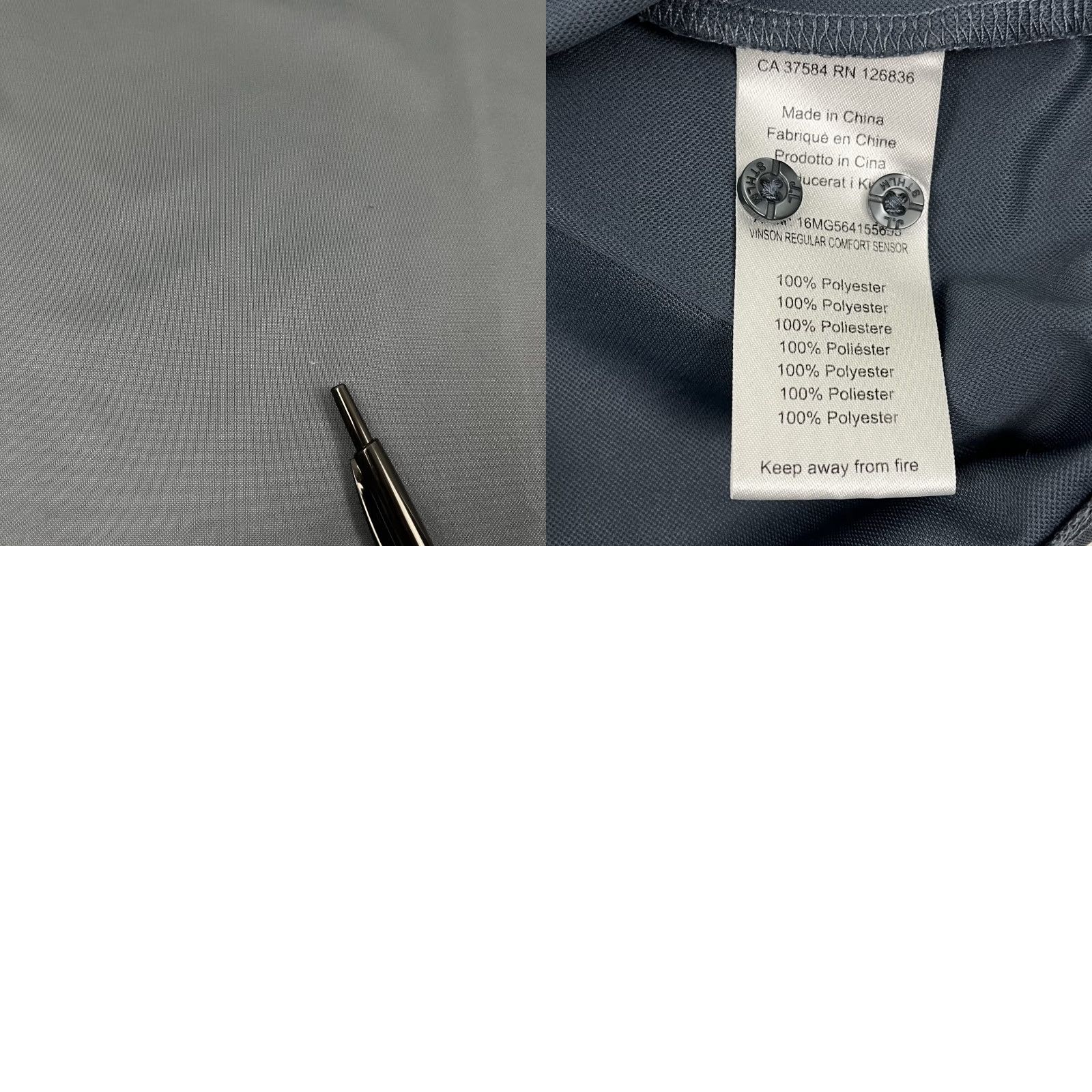 Peter Millar **J. Lindeberg Men's Medium Preppy Gray Golf Polo Shirt** User: **J. Lindeberg Men's Medium Preppy Gray Golf Polo Shirt** Size US L / EU 52-54 / 3 - 8 Thumbnail