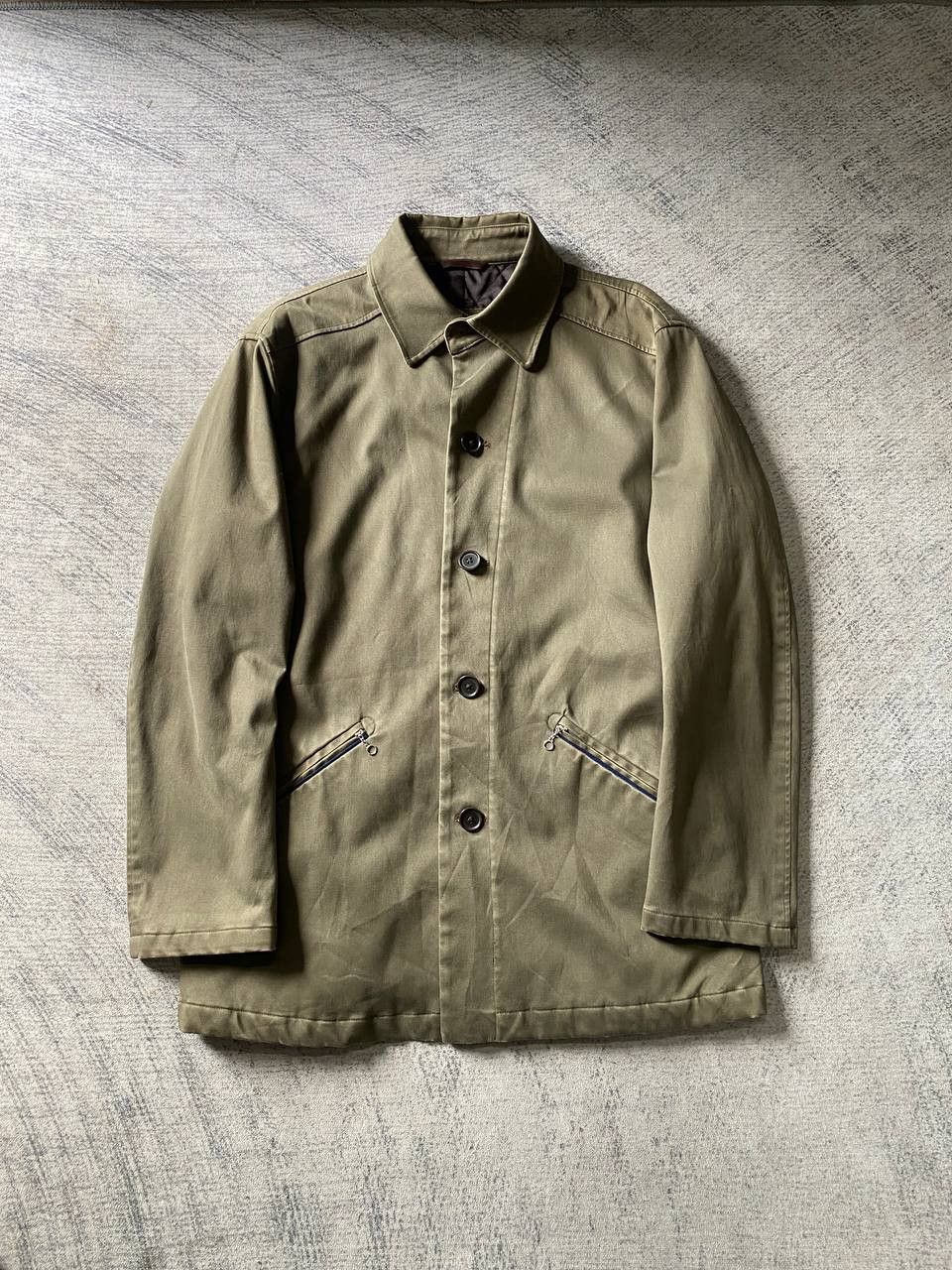Japanese Brand Fox Moor Quilted Lined Button Jacket Size US L / EU 52-54 / 3 - 1 Thumbnail