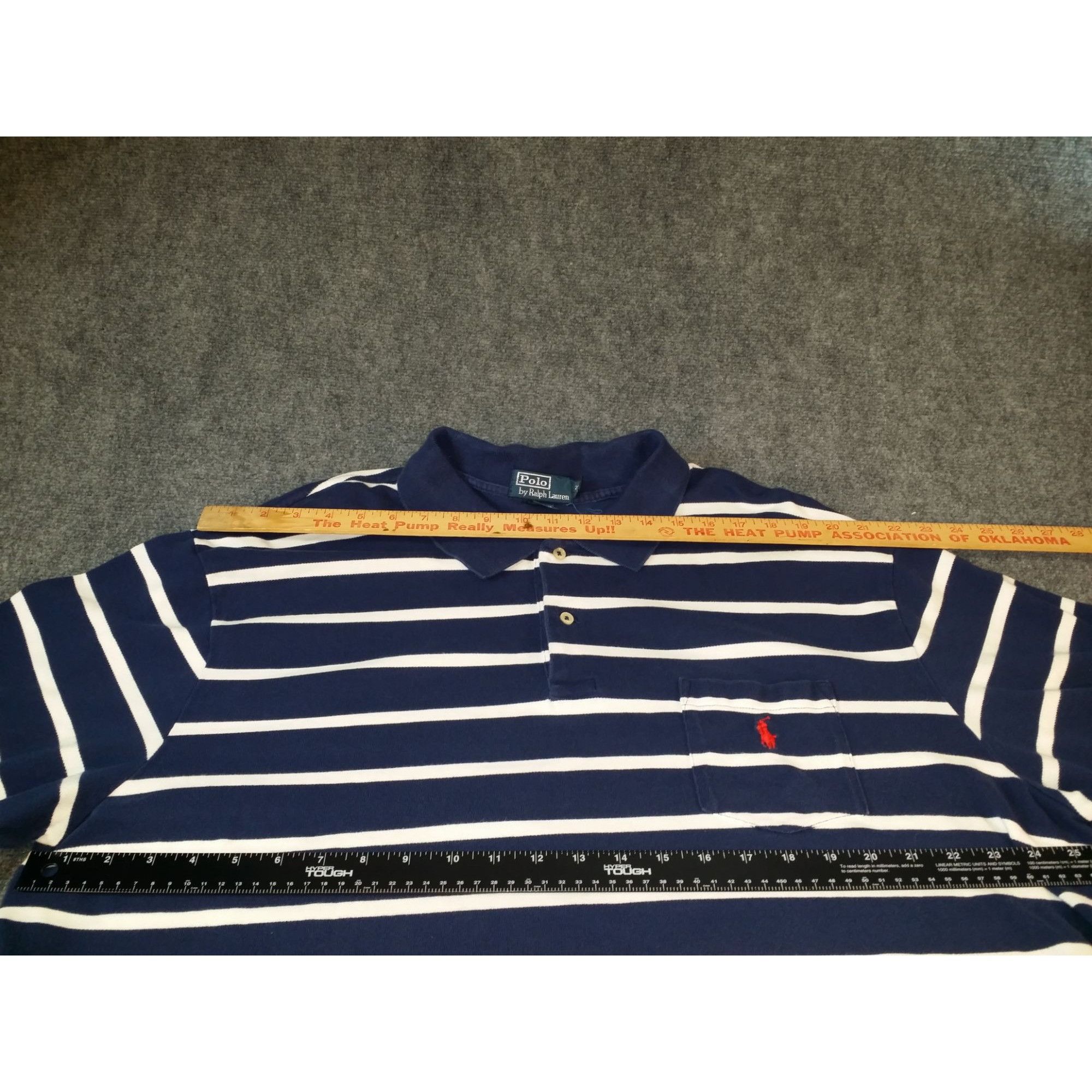 Polo Ralph Lauren Polo Ralph Lauren Polo Shirt Men Sz 2XL - Tall Striped Class Size US XXL / EU 58 / 5 - 6 Thumbnail