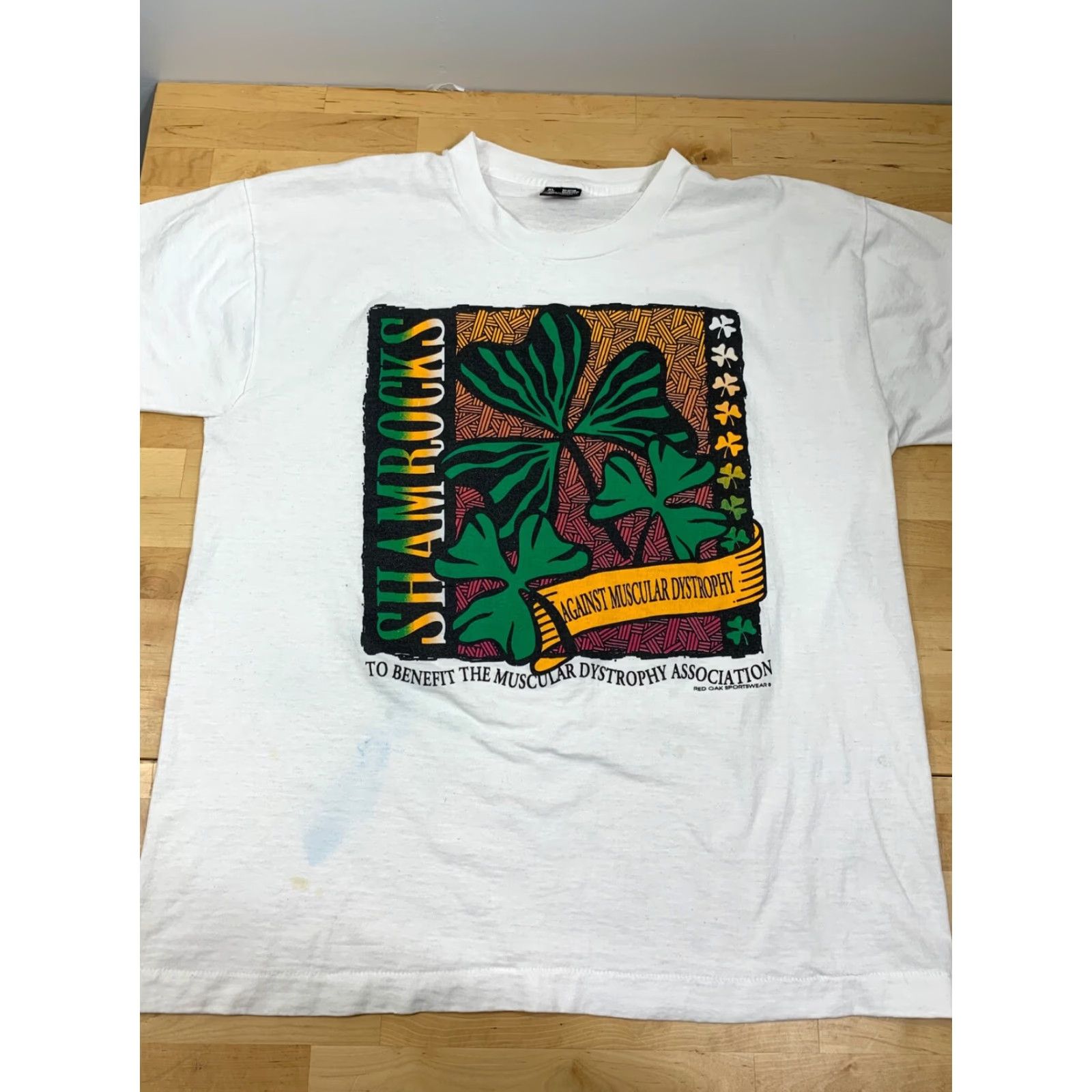 Fruit Of The Loom VINTAGE Fruit of the Loom Against Muscular Dystrophy White T Shirt XL Men's? Size US XL / EU 56 / 4 - 4 Thumbnail