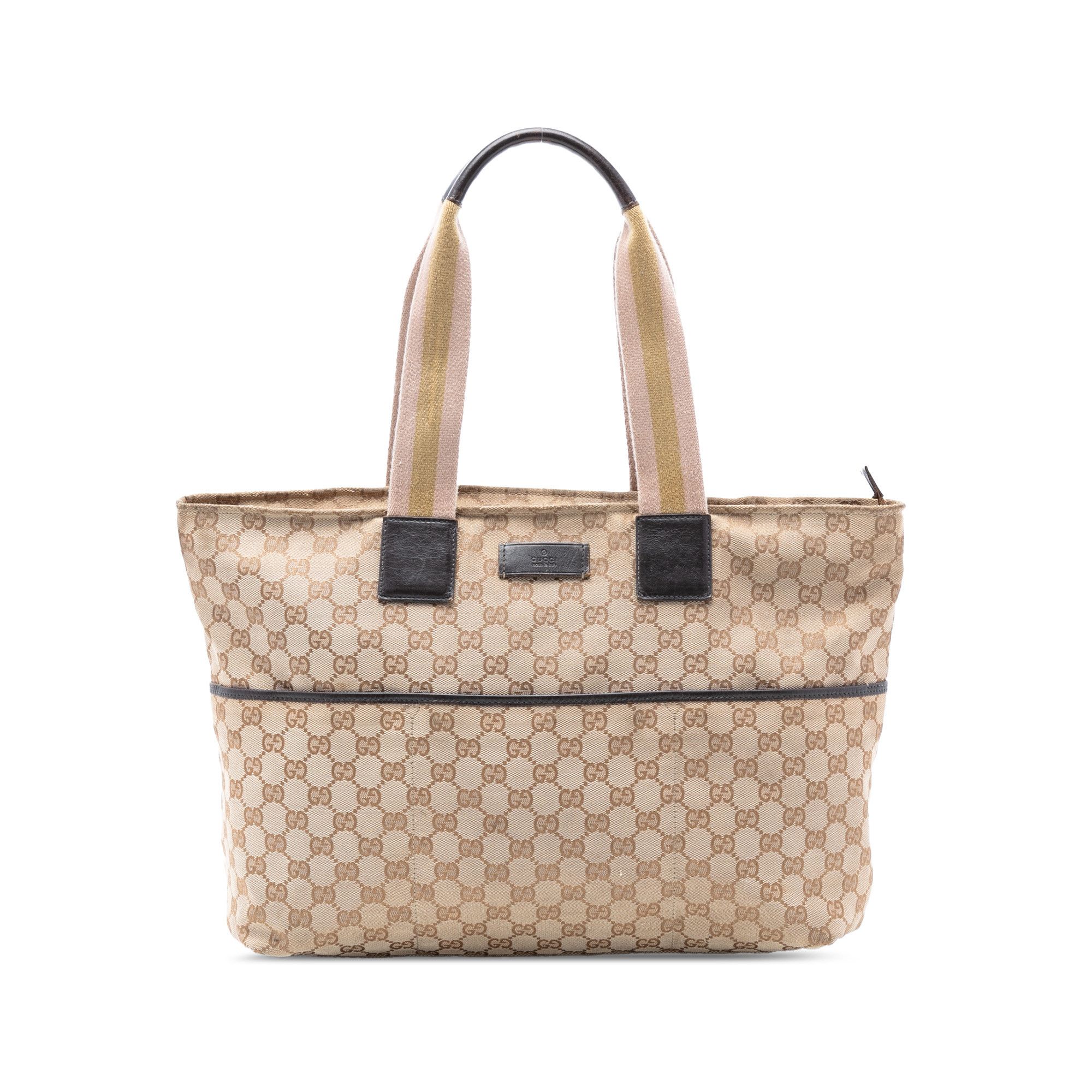 Gucci Gucci GG Canvas Web Tote Size ONE SIZE - 1 Thumbnail