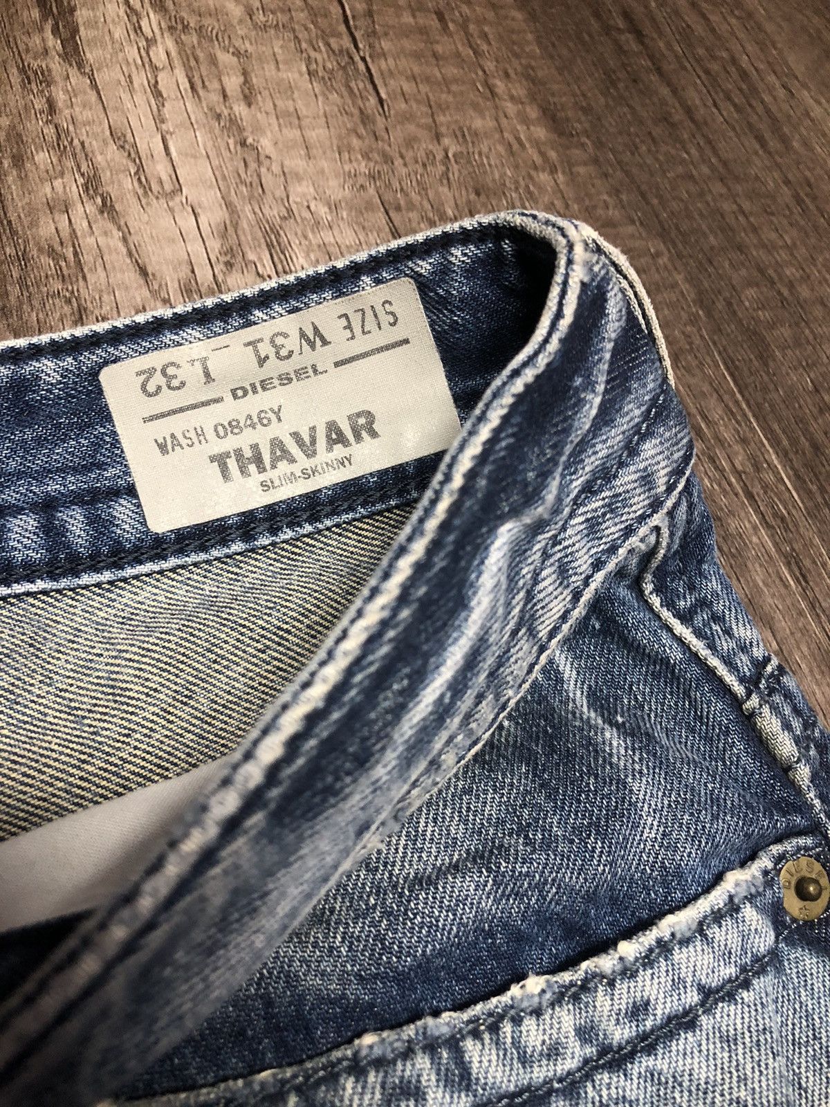 Diesel × Vintage Vintage Diesel Industry Distressed Denim Size US 34 / EU 50 - 16 Thumbnail