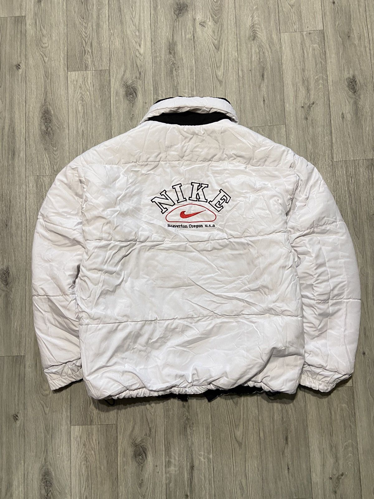 Nike Nike vintage 90s puffer jacket big logo reversible RARE Size US XL / EU 56 / 4 - 14 Thumbnail