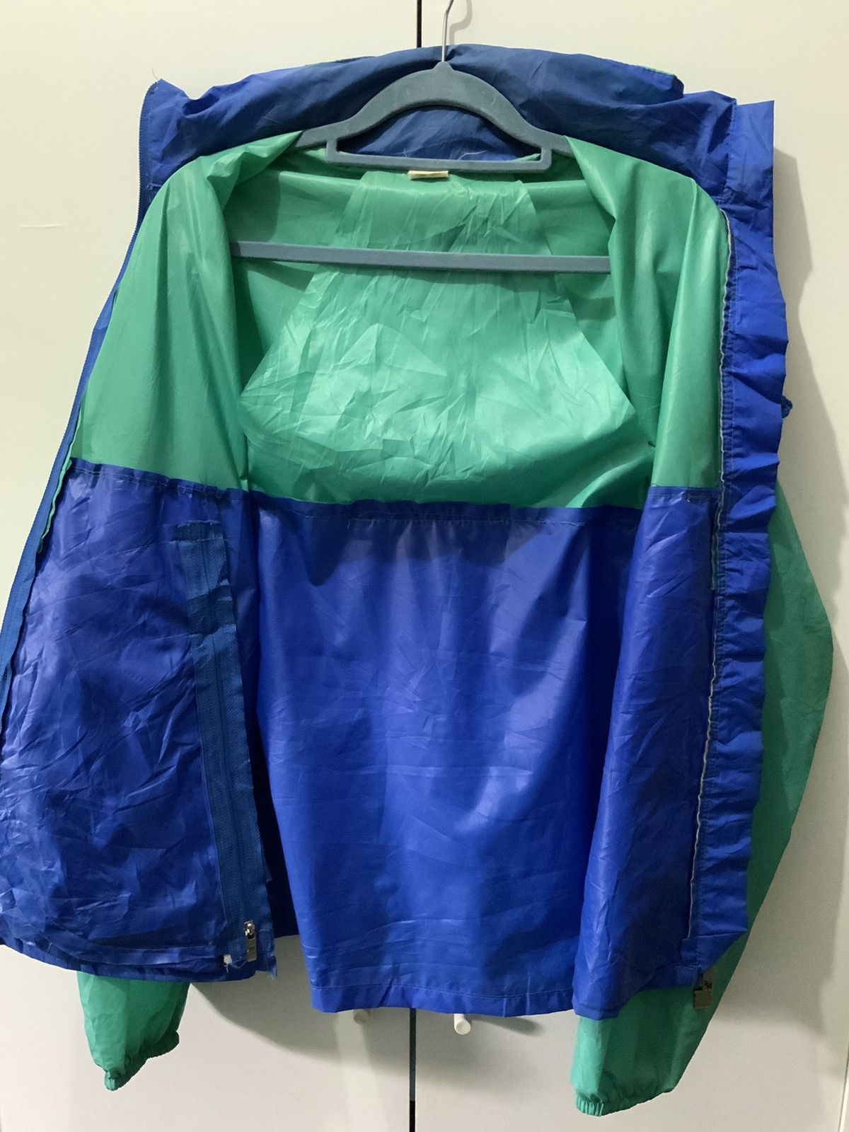 Japanese Brand K-Way Turqoise Windbreaker Size US S / EU 44-46 / 1 - 9 Thumbnail