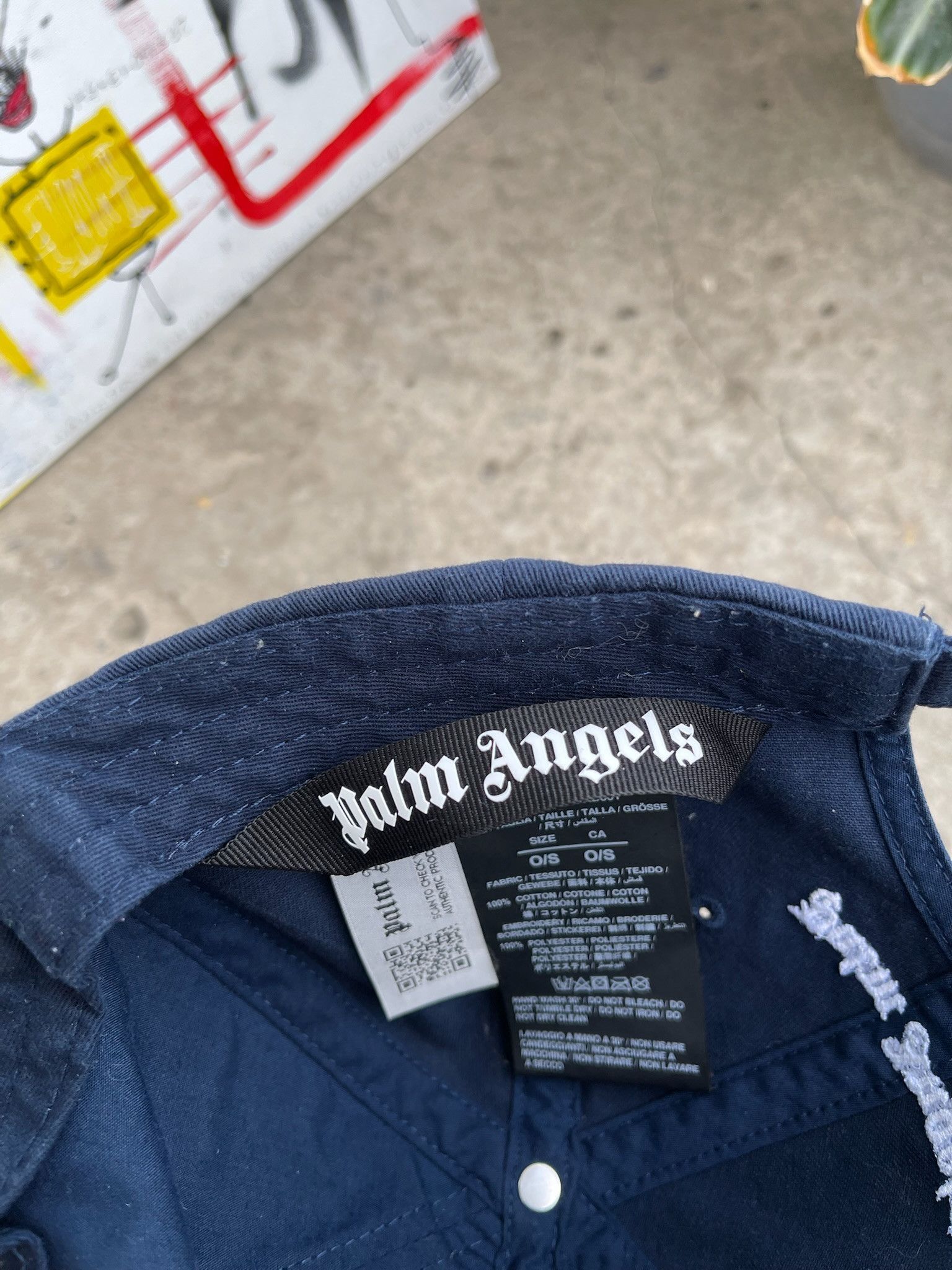 Palm Angels Palm Angels Cap Embroidered Grey Baseball Cap Hat Size ONE SIZE - 18 Thumbnail