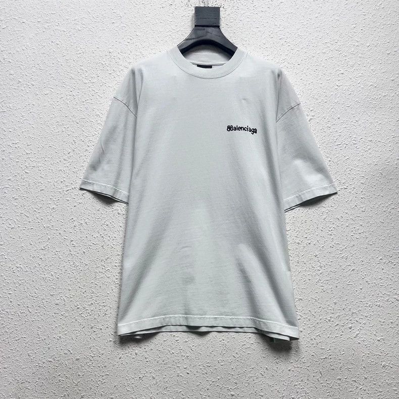 Balenciaga Balenciaga FW23 Logo Print Short Sleeve T-Shirt - dmc Size US M / EU 48-50 / 2 - 1 Thumbnail