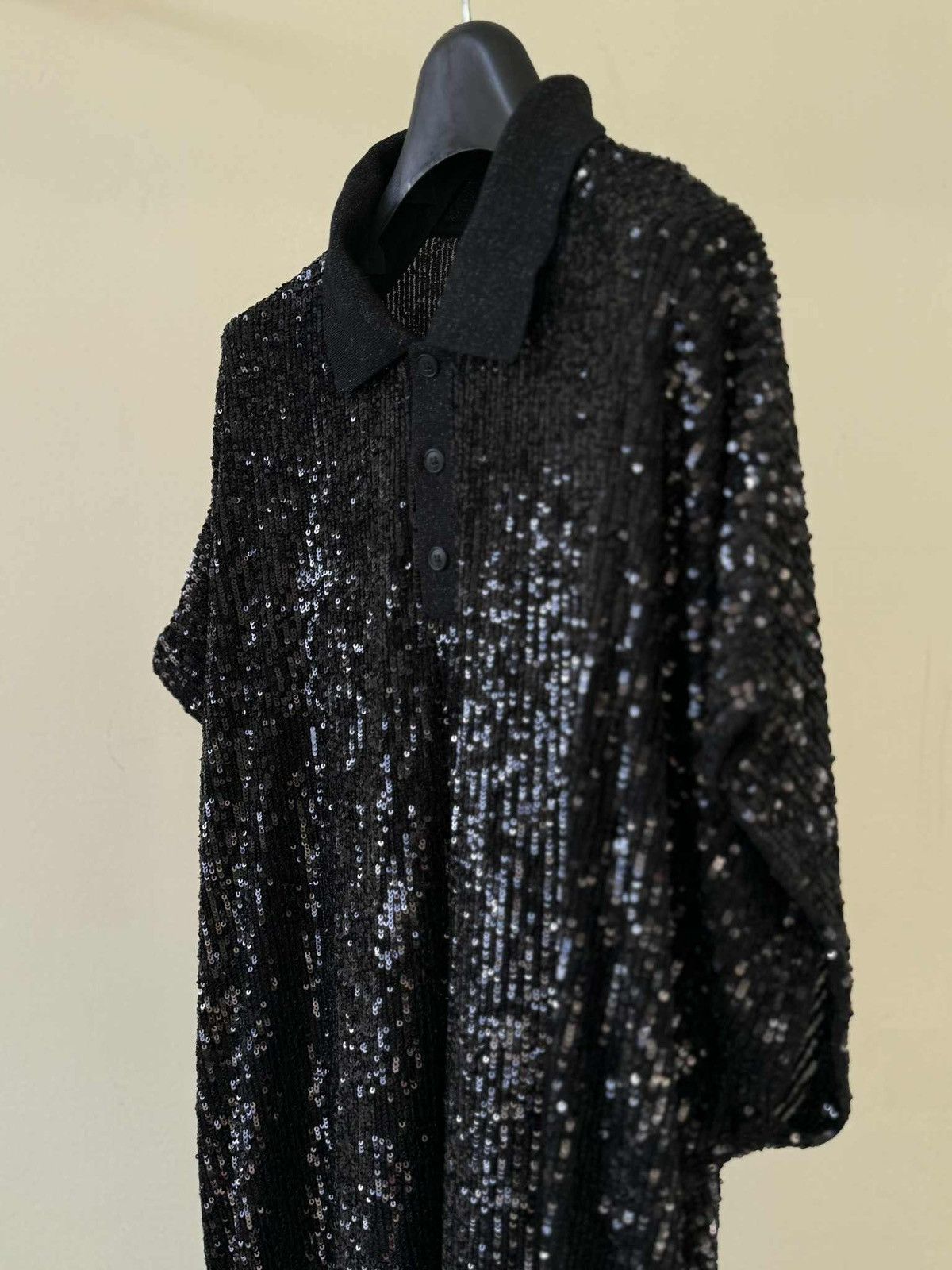 Saint Laurent Paris Saint Laurent Oversized Sequin Polo Size US L / EU 52-54 / 3 - 6 Thumbnail
