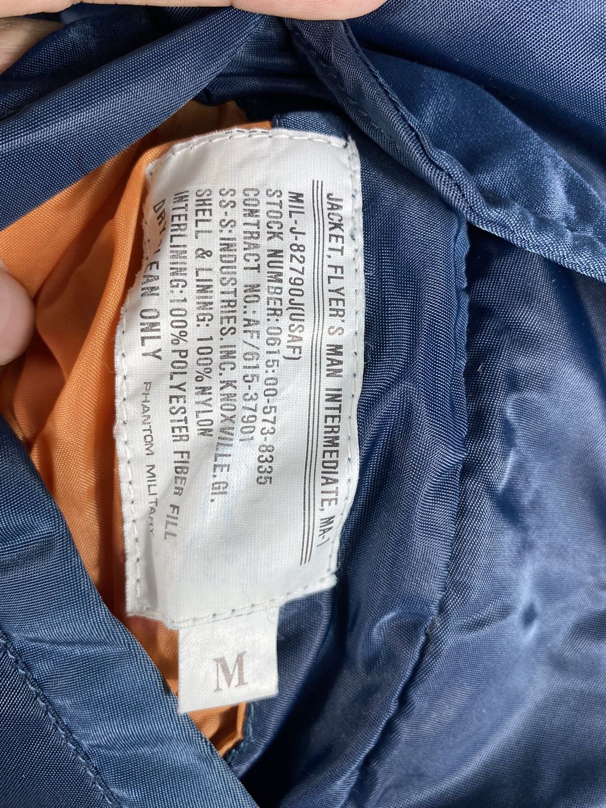 Vintage Flyers Man Intermediate MA-1 Bomber Zipper Jacket Size US M / EU 48-50 / 2 - 9 Thumbnail