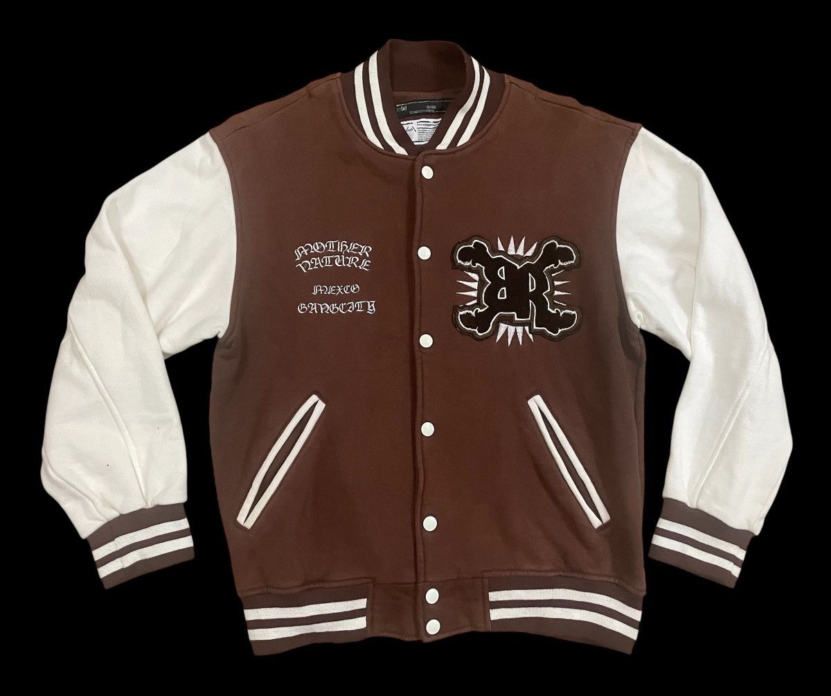 Number (N)ine 🔥 Rare🔥 Numbernine Varsity Jacket Embroidered Logo Size US M / EU 48-50 / 2 - 1 Thumbnail