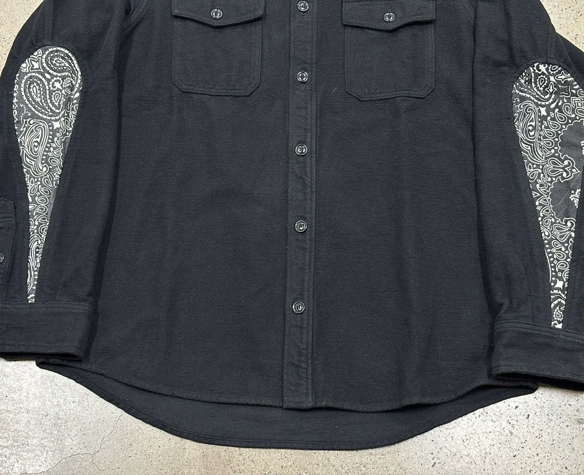 Visvim Visvim ICT Black Elk Flannel Bandana Shirts，size 3 Size US L / EU 52-54 / 3 - 3 Thumbnail