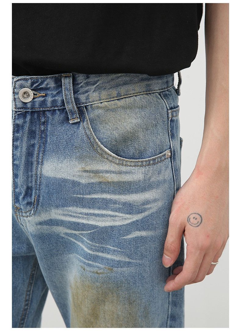 Japanese Brand × Jean Distressed Denim Jeans, Ripped Jeans Size US 31 - 5 Thumbnail