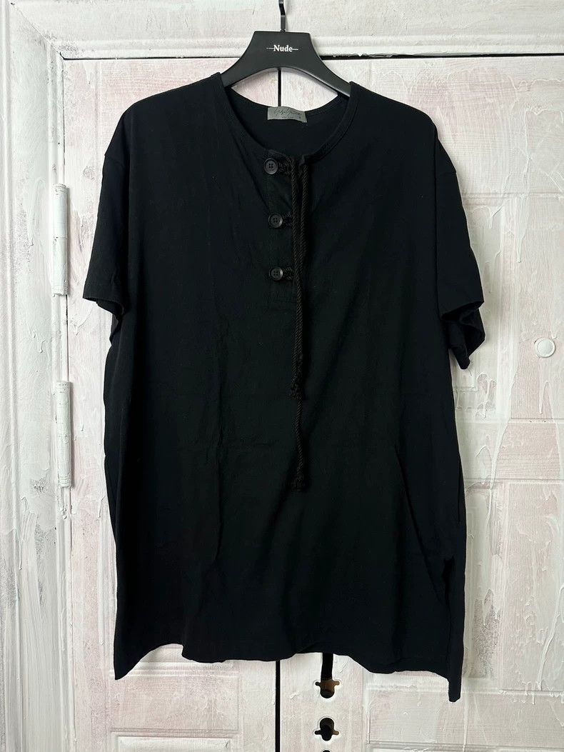 Yohji Yamamoto yohji yamamoto Coil buckle hemp rope short sleeve 2502-Nex Size US L / EU 52-54 / 3 - 1 Thumbnail