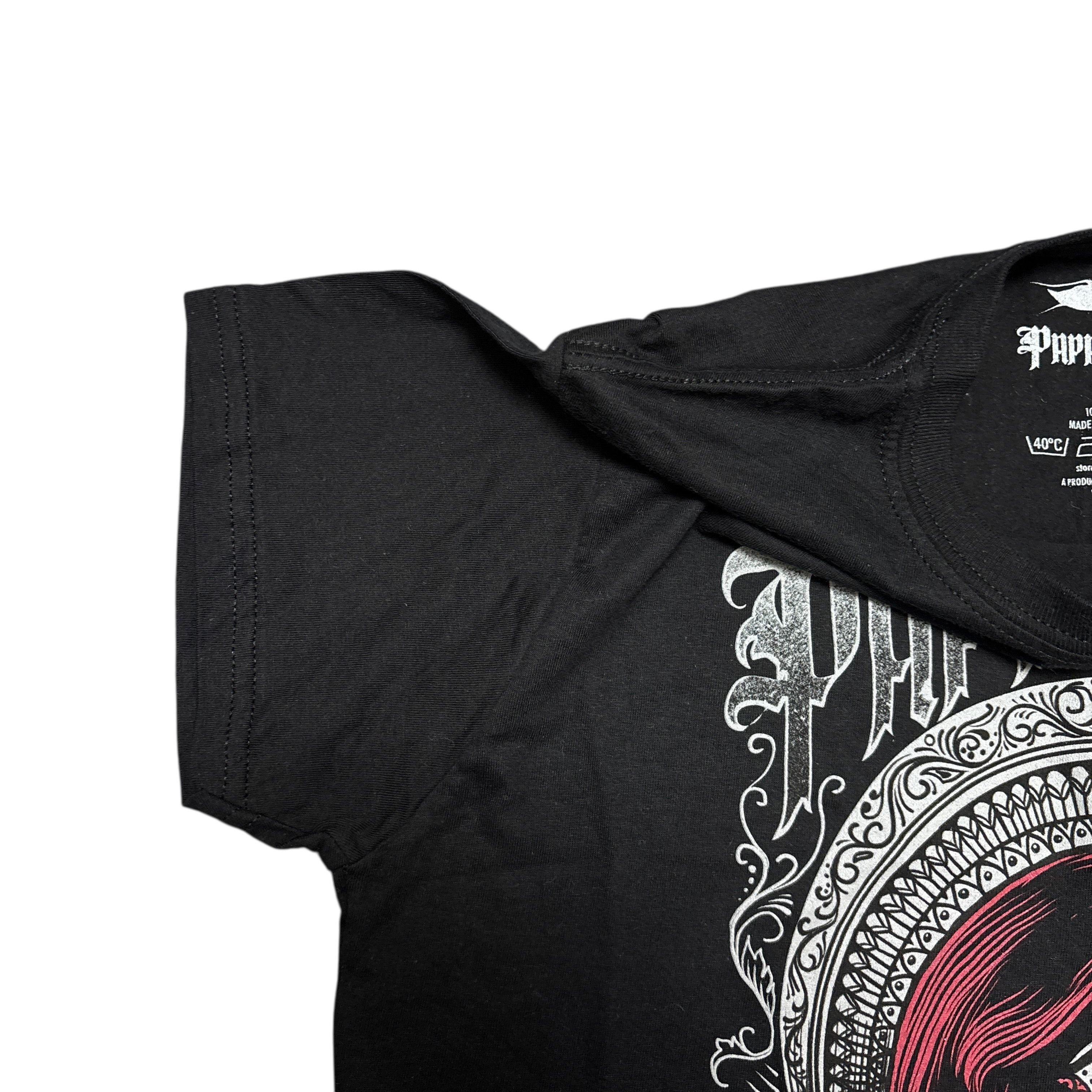 Band Tees Papa Roach Shirt Black Womens Baby Tee Metal Band Tee Size L / US 10 / IT 46 - 8 Thumbnail