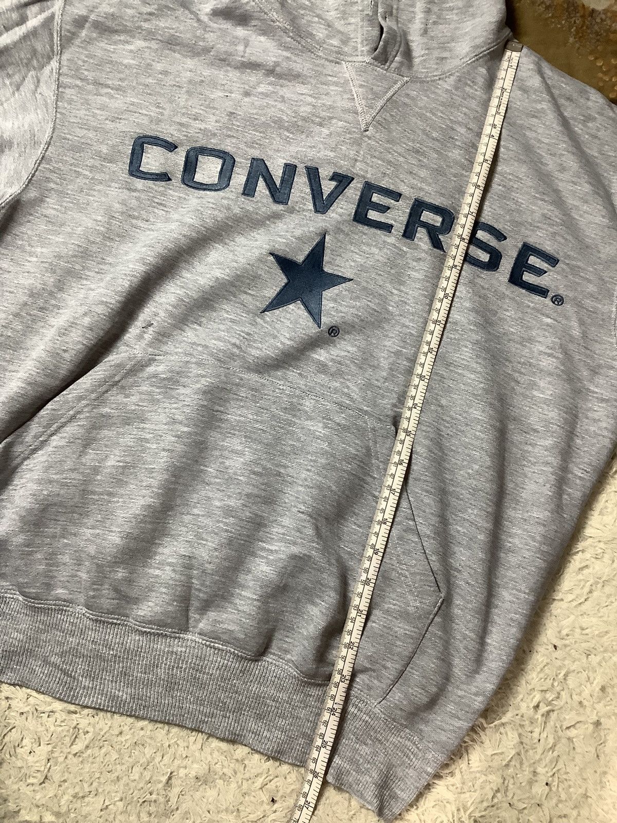 Converse × Vintage Vintage Converse Big Logo Baggy Boxy Hoodie Size US M / EU 48-50 / 2 - 9 Thumbnail