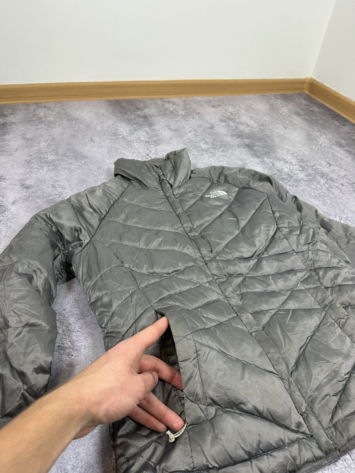 The North Face × Vintage Vintage The North Face 550 Down Nuptse Y2K Puffer Jacket Size S / US 4 / IT 40 - 8 Thumbnail