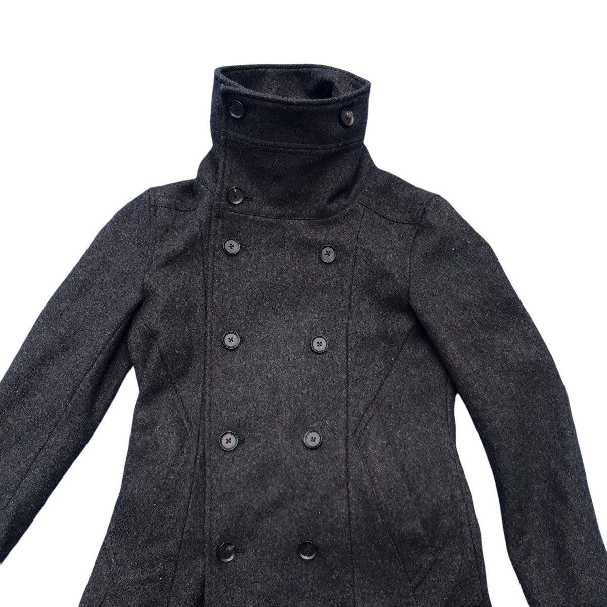 Schlussel Avant Garde Schlussel Double Breasted Wool Coat Size S / US 4 / IT 40 - 6 Thumbnail