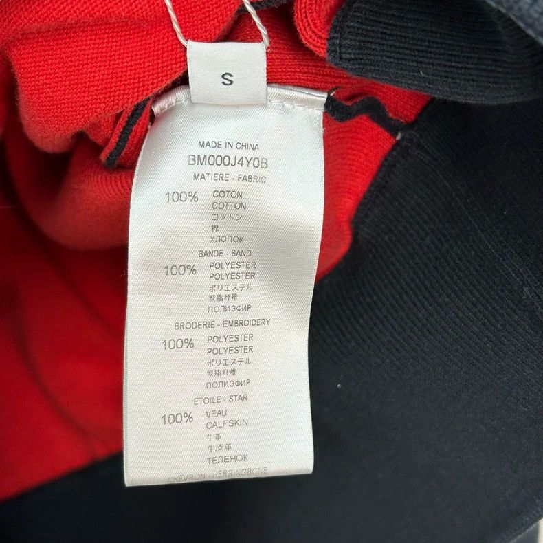 Givenchy Givenchy Leather Five Star Back Embroidered Letter Jacket Size US S / EU 44-46 / 1 - 4 Thumbnail
