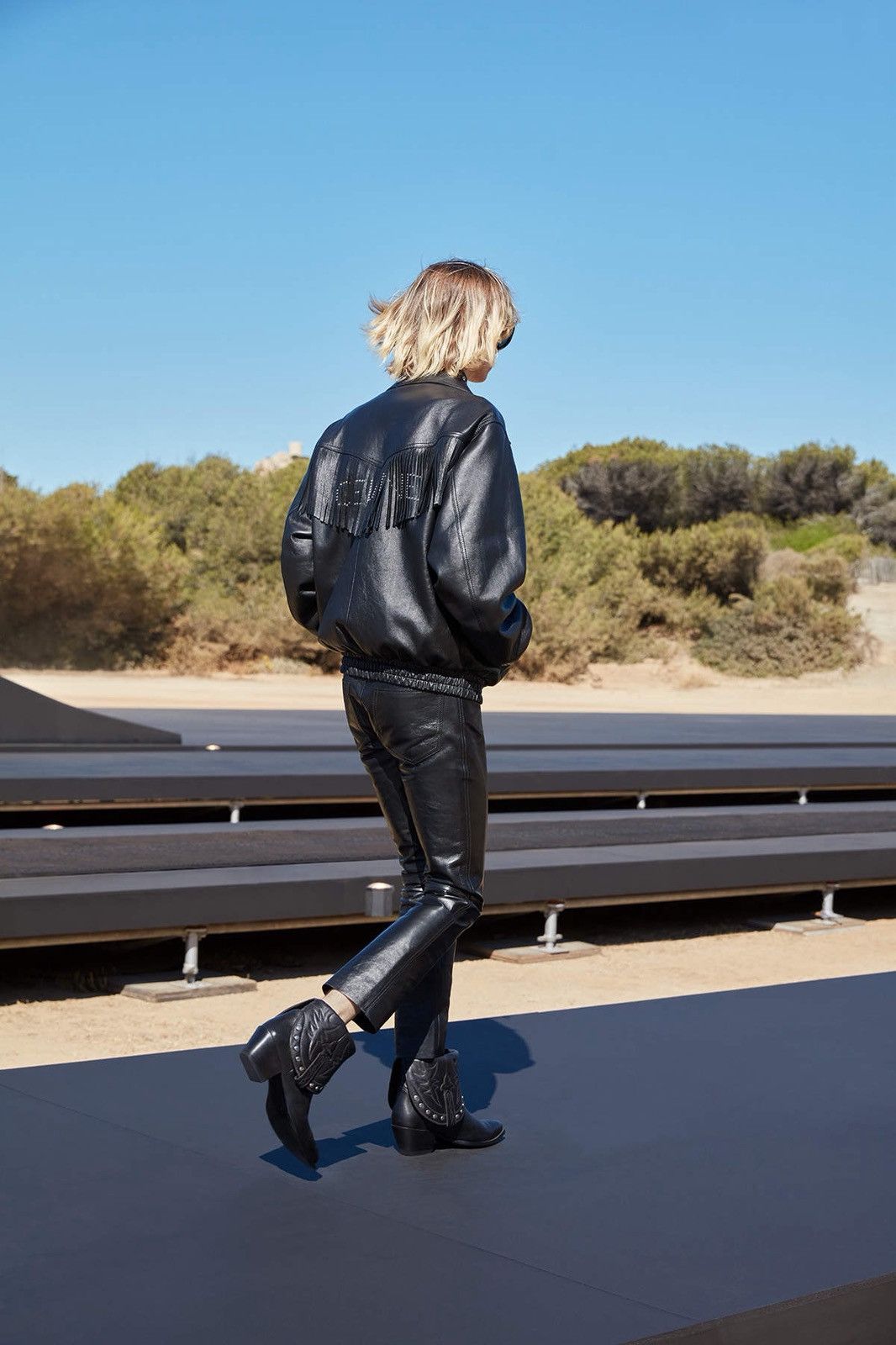 Celine Celine SS22 Lambskin Fringe Leather Blouson Jakcet Size US S / EU 44-46 / 1 - 6 Thumbnail