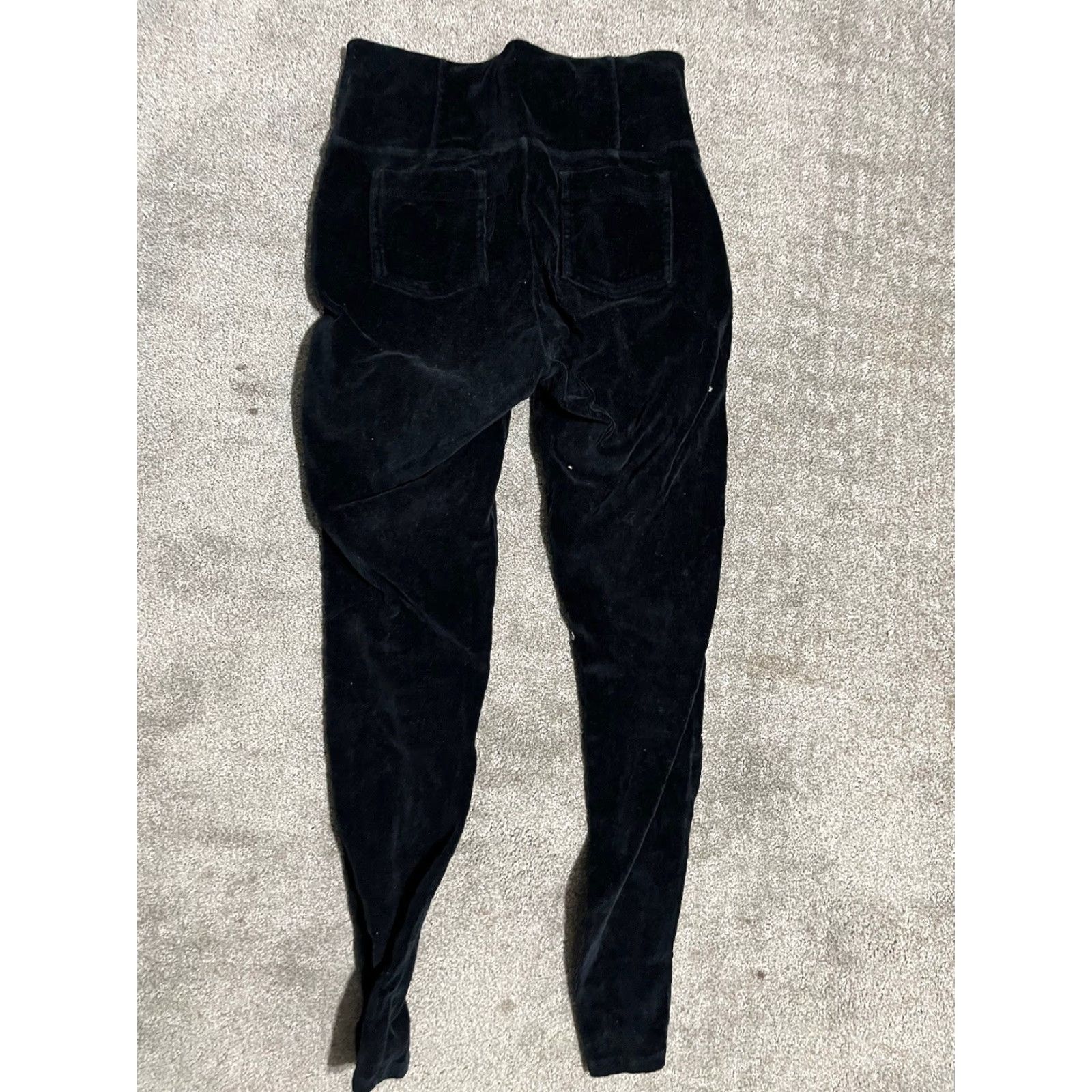 Athleta Athleta Leggings Shirt Womens Velvet Tight Medium Black N/A 90s Athletic Activewear Casual Size 32" / US 10 / IT 46 - 2 Thumbnail