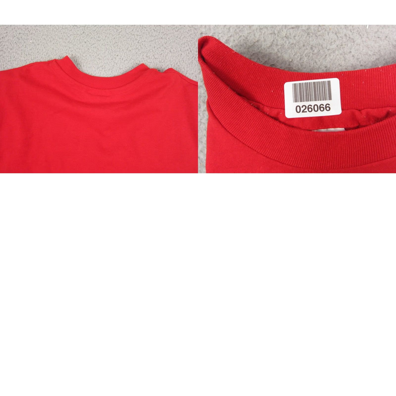 Vintage VINTAGE EAGLE USA Shirt Mens Large Red Single Stitch Blank Made in USA Tee 90s Size US L / EU 52-54 / 3 - 9 Thumbnail