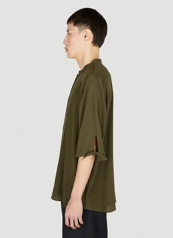 Saint Laurent Paris o1bcso1str1124 Tunic Shirt in Green Size US M / EU 48-50 / 2 - 6 Thumbnail