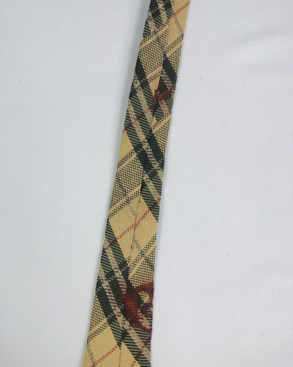 Yves Saint Laurent Rare Vintage Yves Saint Laurent YSL Checkered Silk Tie Size ONE SIZE - 10 Thumbnail