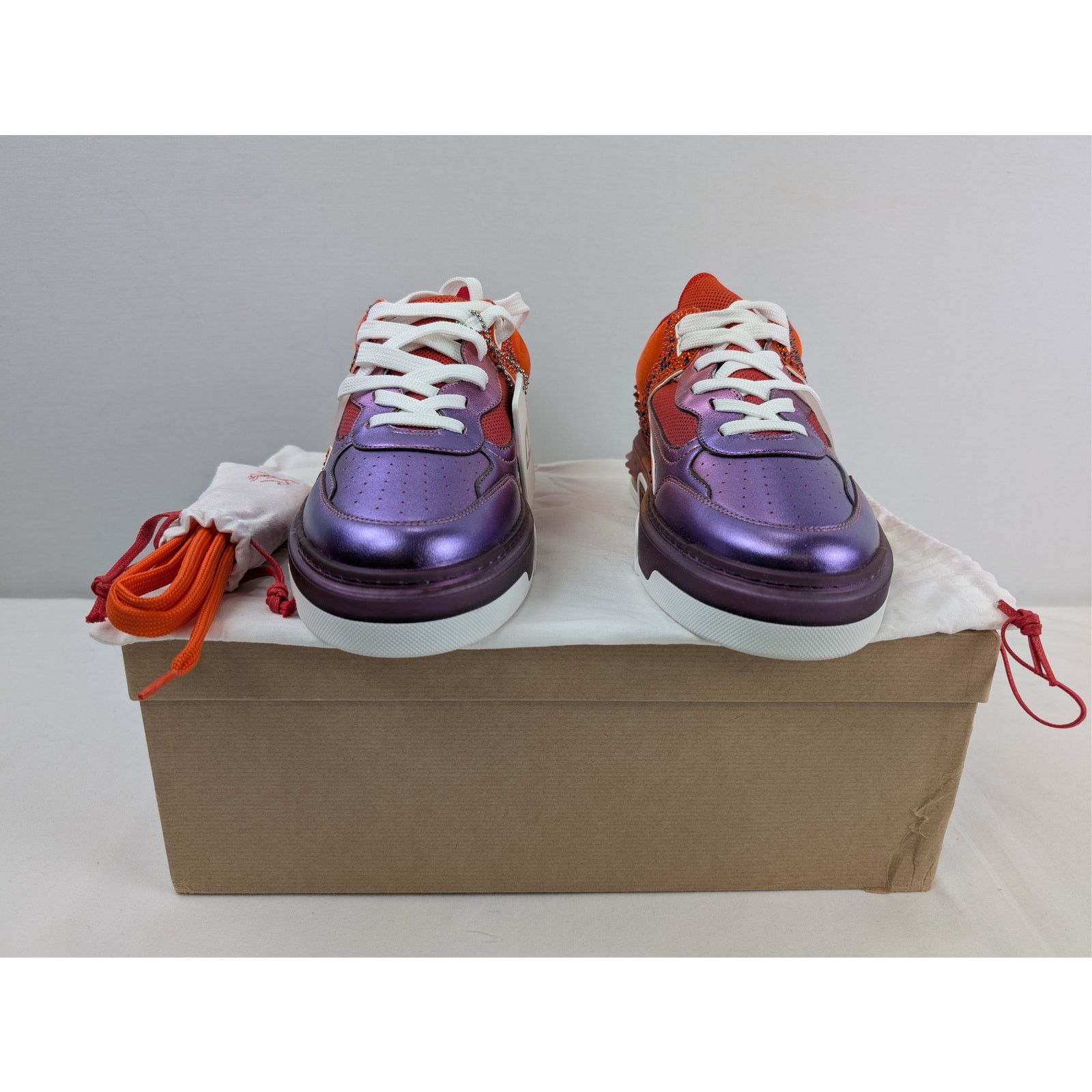 Christian Louboutin o1rshd1 Astroloubi Strass SB Flat Shoe Sneakers Multicolor Size US 9 / EU 42 - 19 Thumbnail