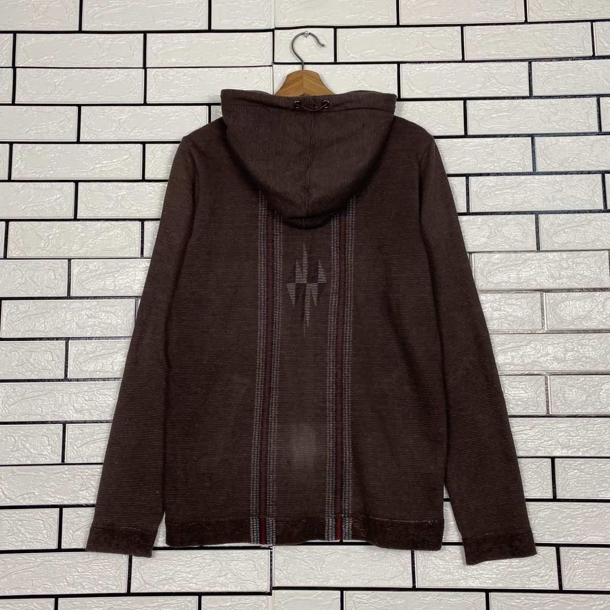 Japanese Brand 📌Herritage Stone Navajo Chimayo Zipper Hoodie Native Design Size US M / EU 48-50 / 2 - 9 Thumbnail