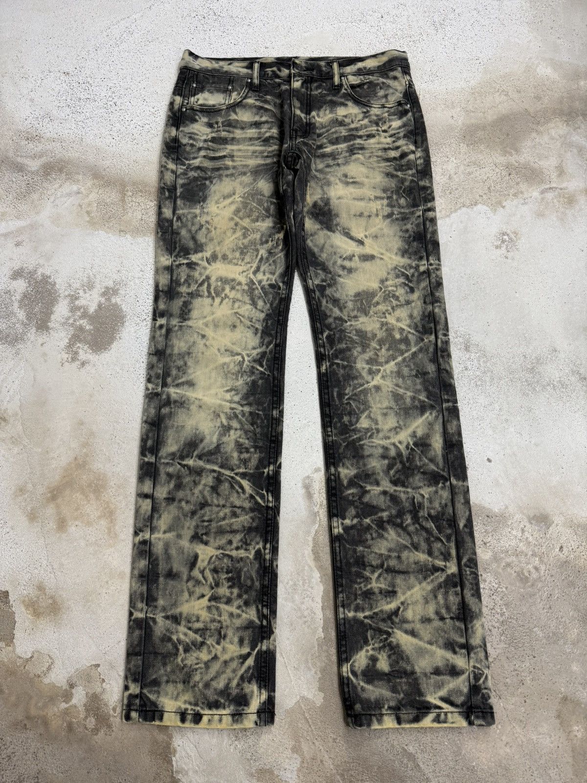 semanticdesign Semantic Design Acid Wash Distressed Denim Pants Size US 31 - 1 Thumbnail