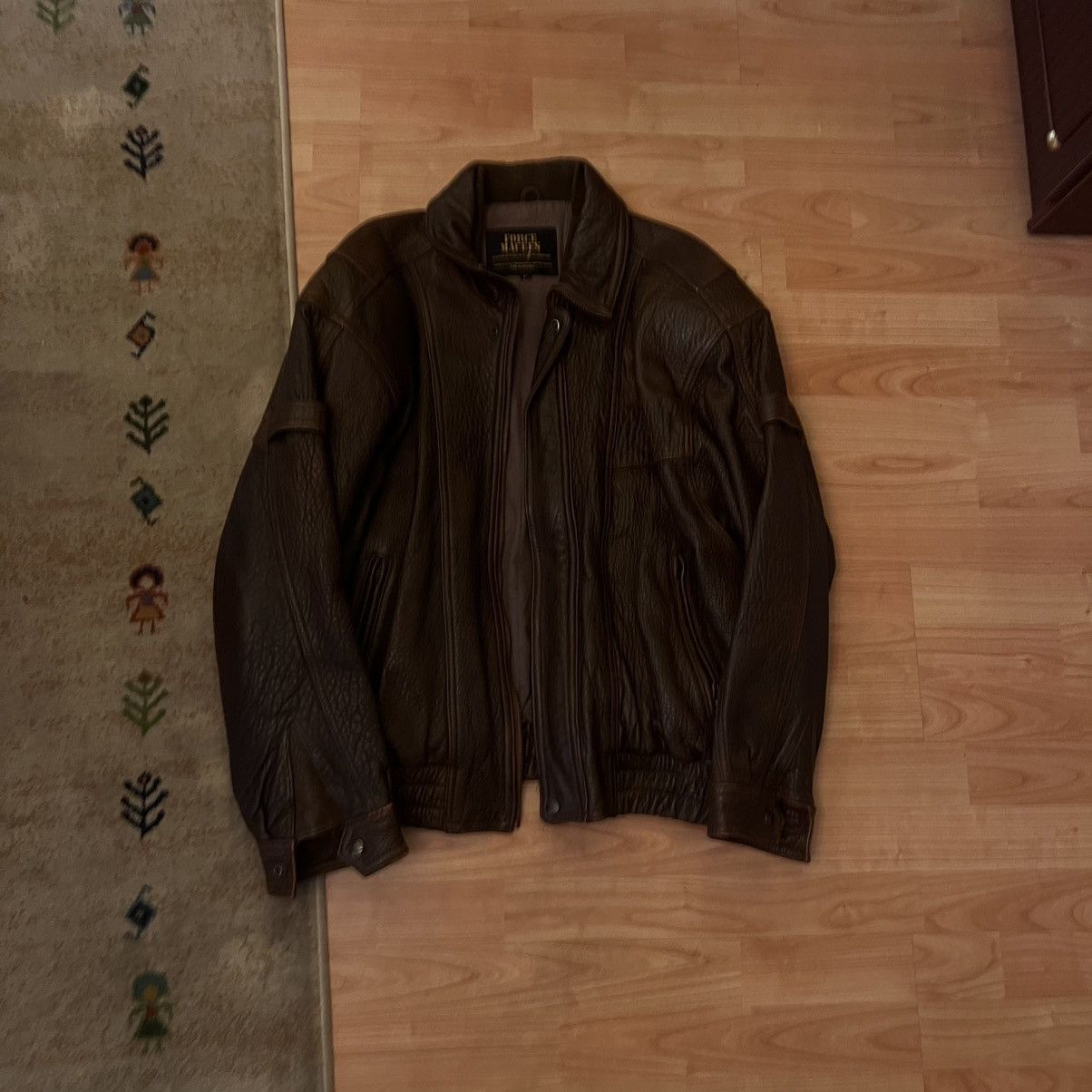 Kadoya Kadoya Force Macees Racing Sheepskin Flight Jacket Size US L / EU 52-54 / 3 - 1 Thumbnail