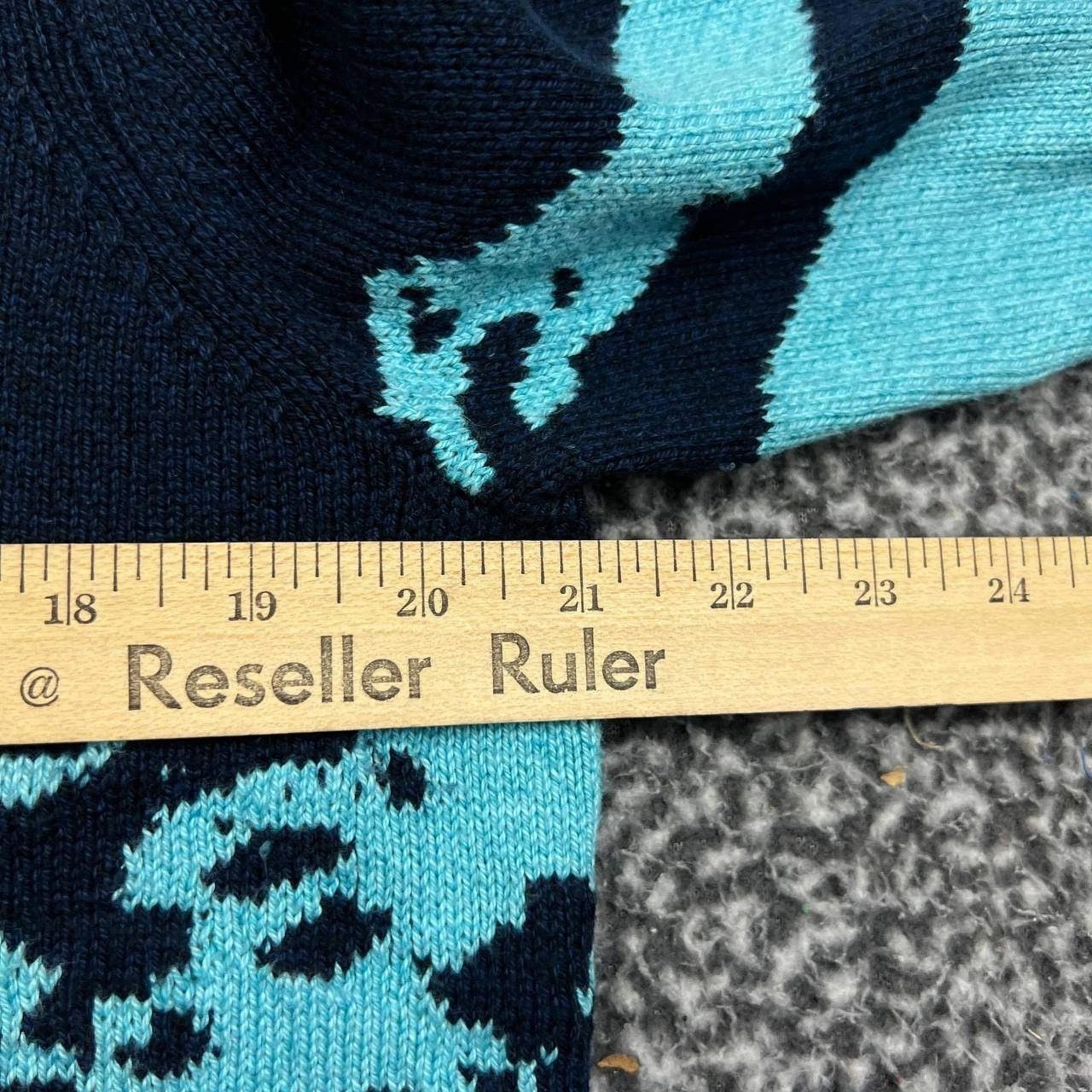 NIC+ZOE Nic+Zoe Sweater Women Medium Blue Knit Pullover Crew Neck M Size M / US 6-8 / IT 42-44 - 4 Thumbnail