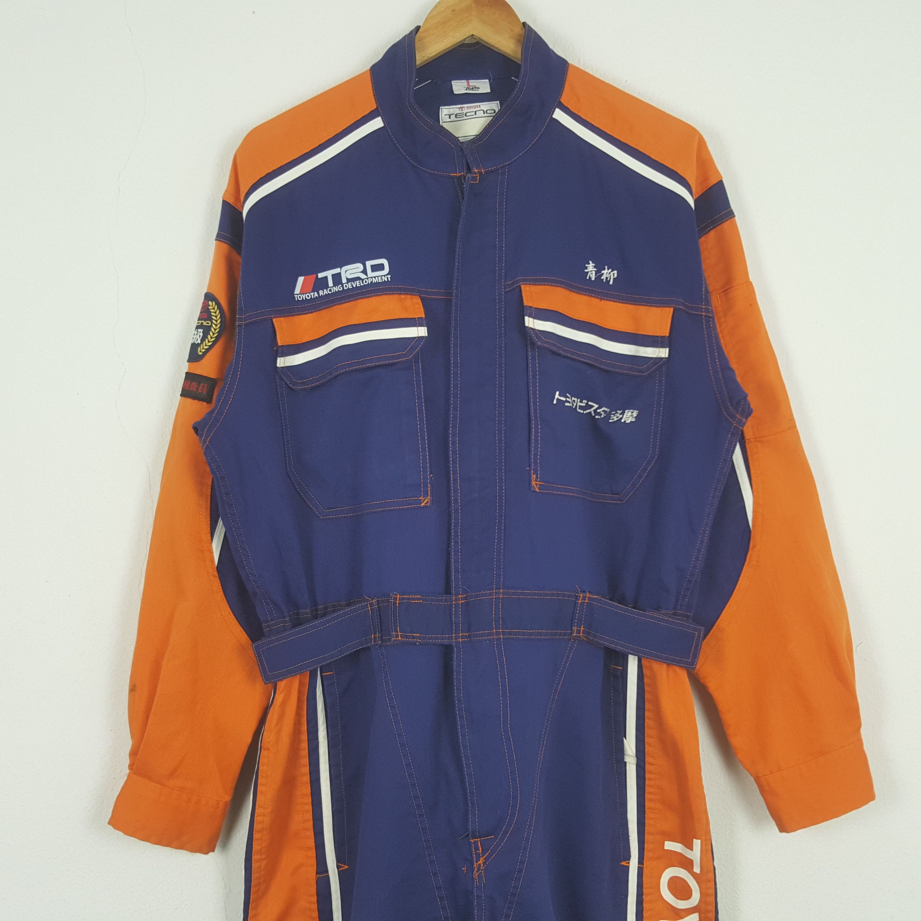 Japanese Brand Vintage TRD Toyota Racing Development Coverall Jacket RR16 Size US M / EU 48-50 / 2 - 5 Thumbnail