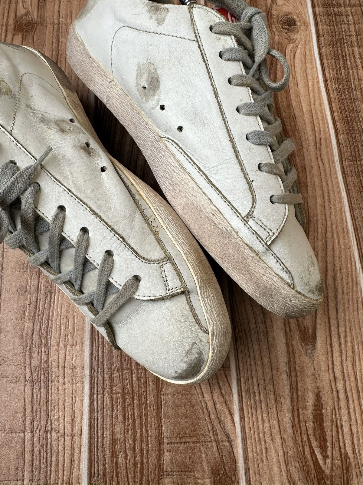 Golden Goose Golden Goose Superstar Gold Star Lowtop Sneakers Size US 8 / EU 41 - 12 Thumbnail