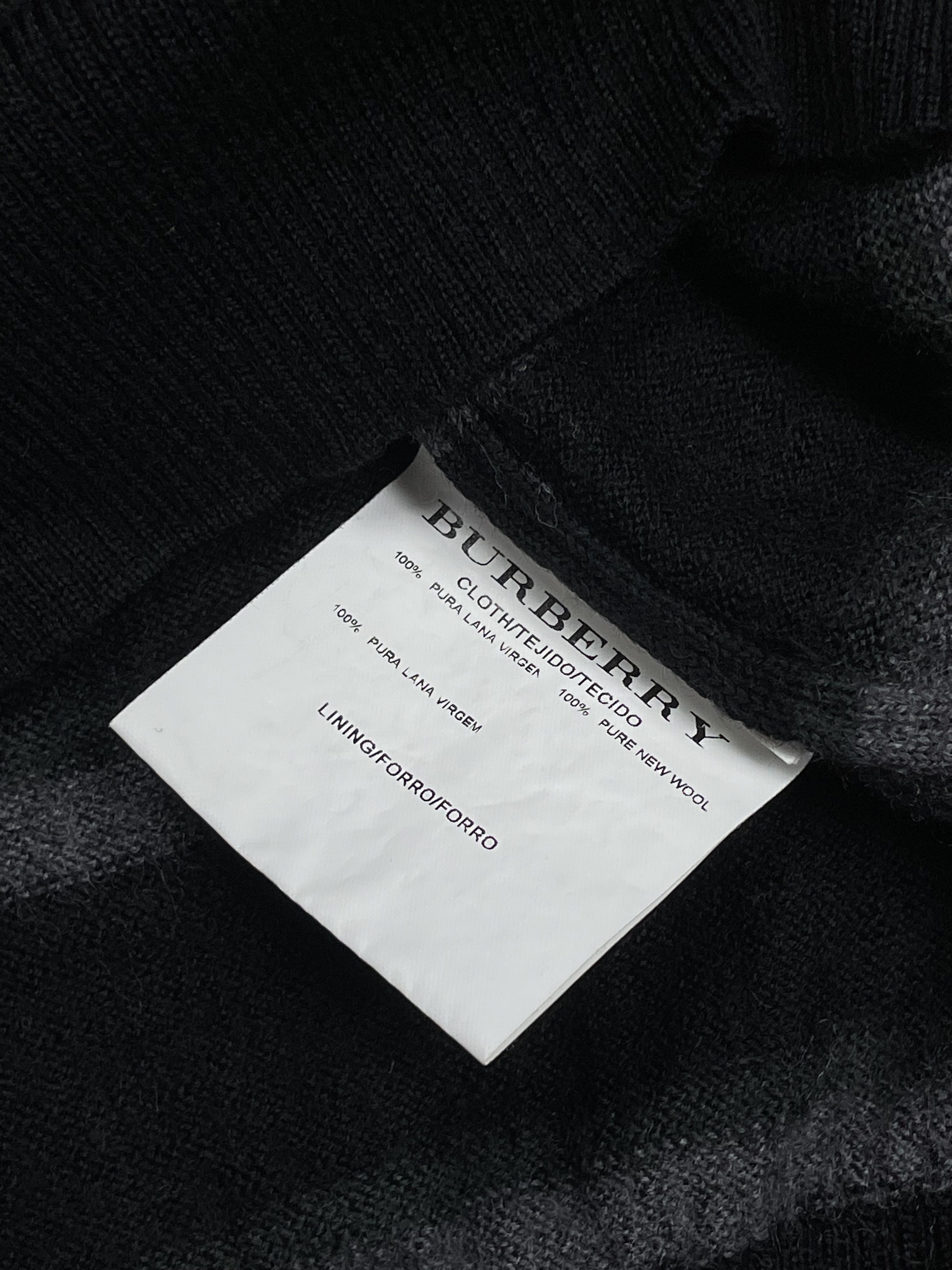 Burberry Burberry London Quite Luxury Wool Jumper Mod Brownz Size 4 M Size US M / EU 48-50 / 2 - 4 Thumbnail