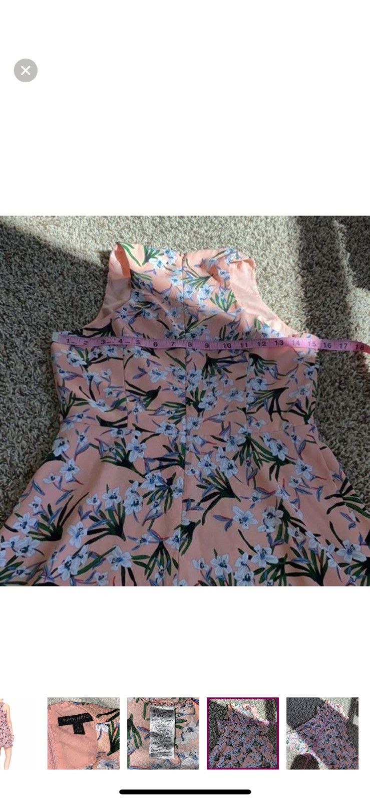 Banana Republic Banana republic pink floral dress size 2 Size XS / US 0-2 / IT 36-38 - 5 Thumbnail